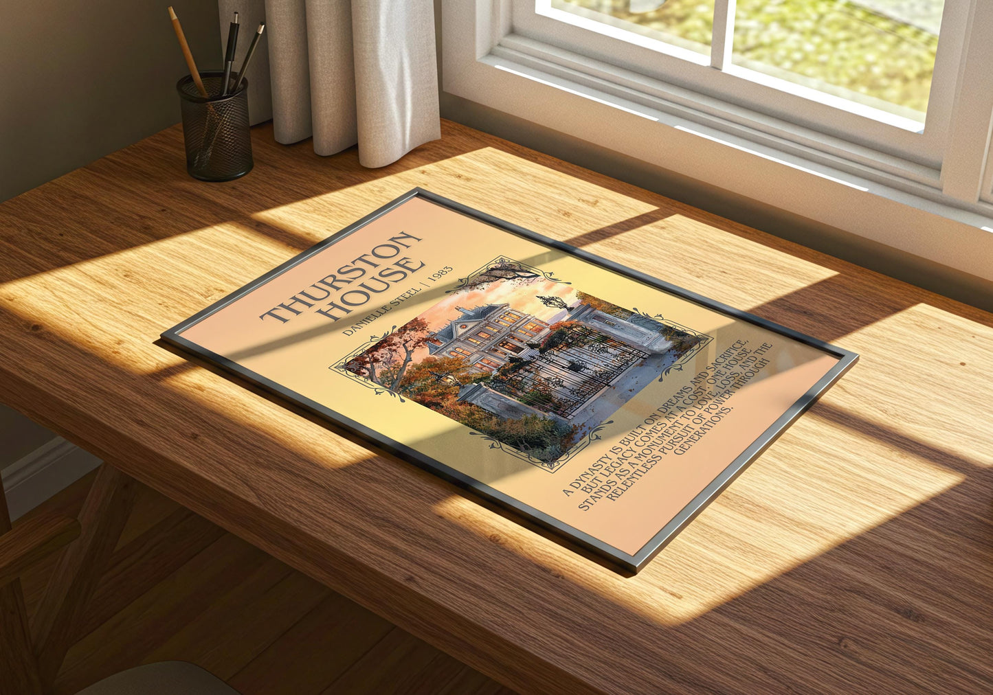 Thurston House by Danielle Steel | Descriptive Book Poster | Blurby