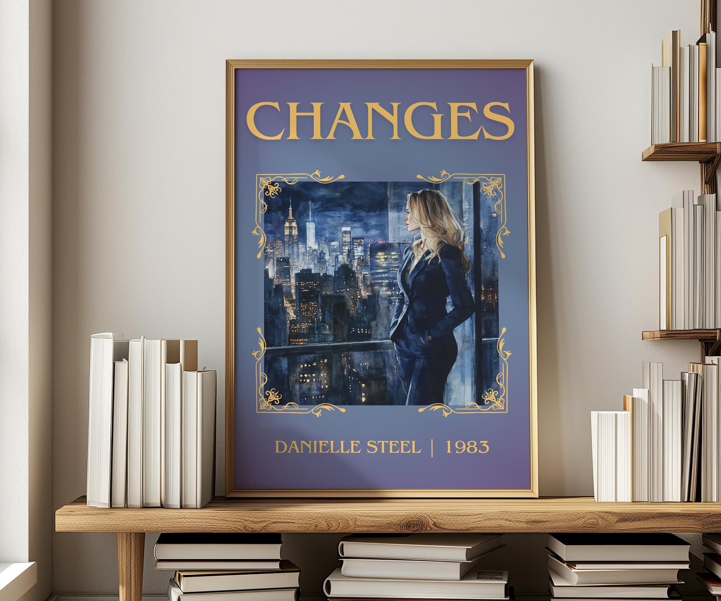 Changes by Danielle Steel | Descriptive Book Poster | Minimalist