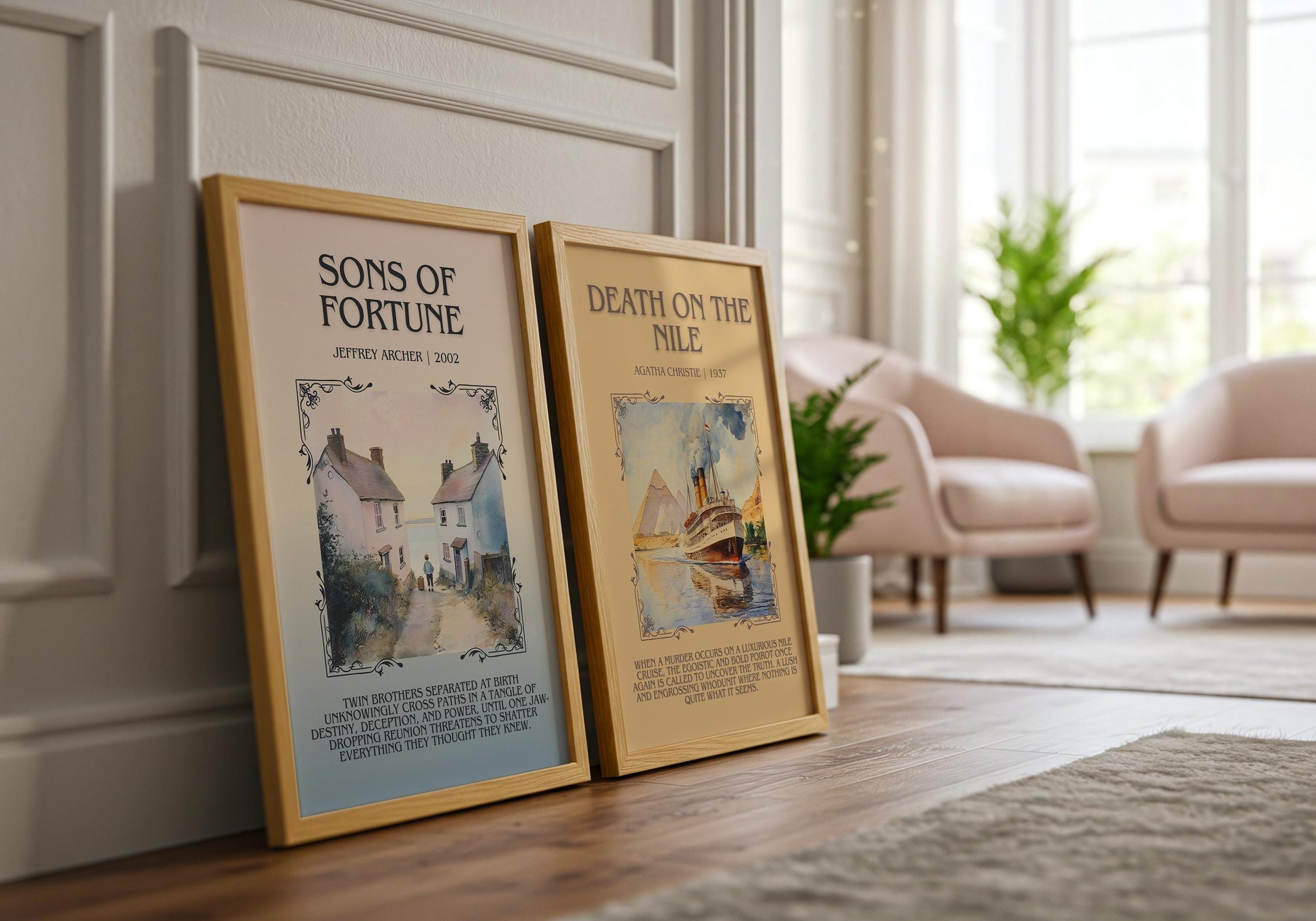 Sons Of Fortune by Jeffrey Archer | Descriptive Book Poster | Blurby