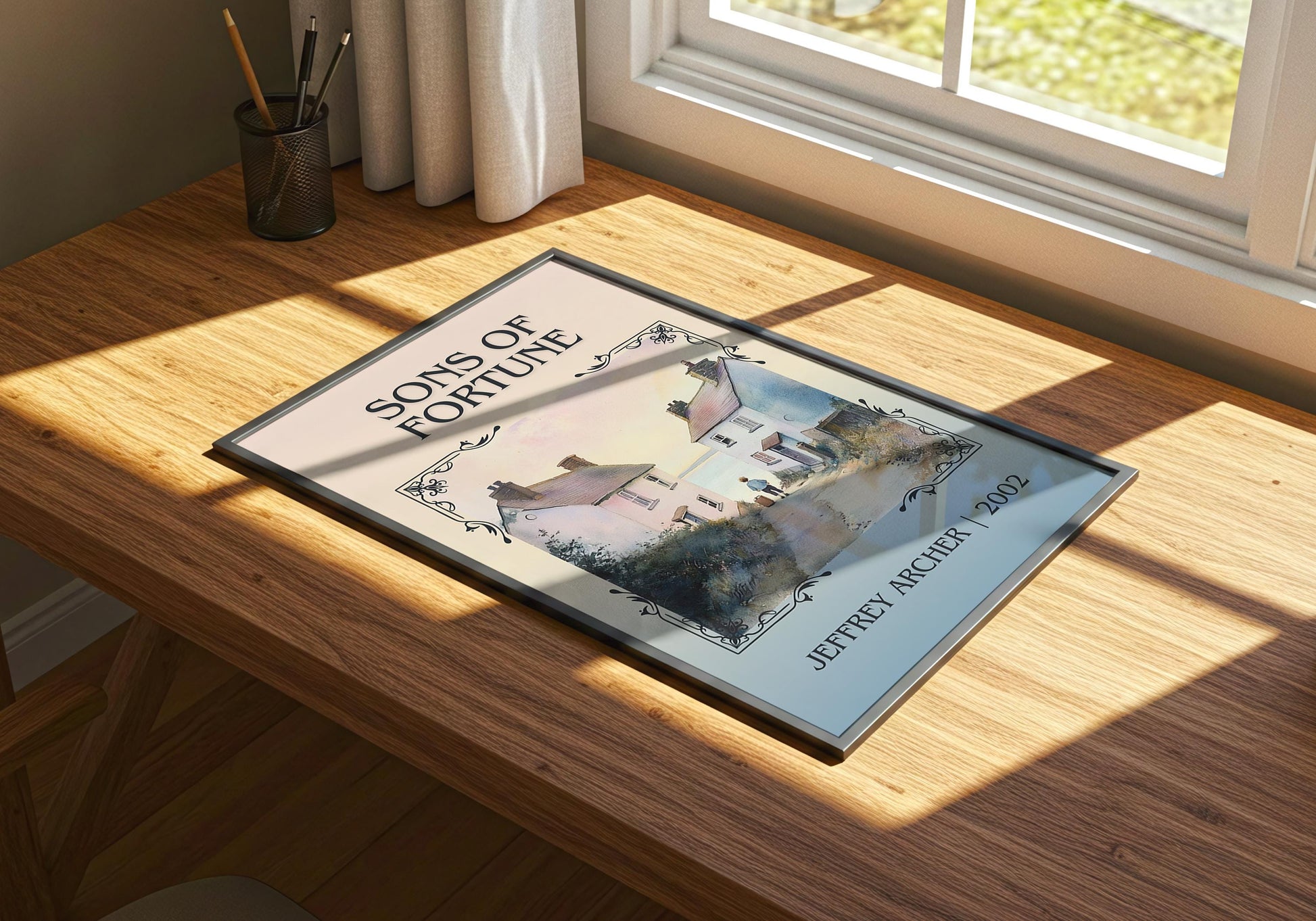 Sons Of Fortune by Jeffrey Archer | Descriptive Book Poster | Minimalist