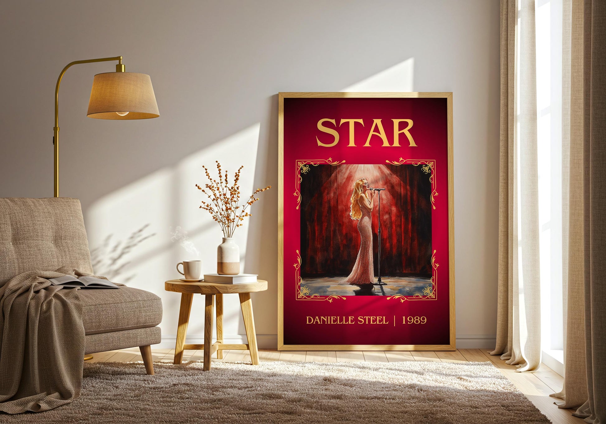 Star by Danielle Steel | Descriptive Book Poster | Minimalist
