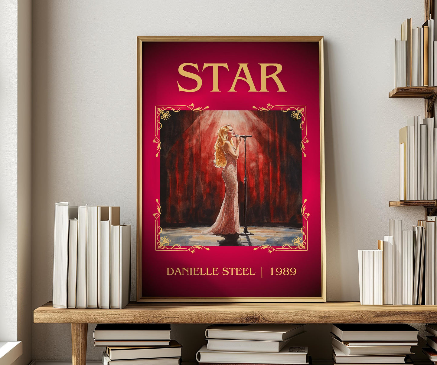 Star by Danielle Steel | Descriptive Book Poster | Minimalist
