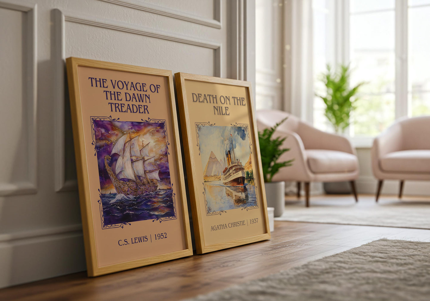 The Voyage Of The Dawn Treader by C.S. Lewis | Descriptive Book Poster | Minimalist