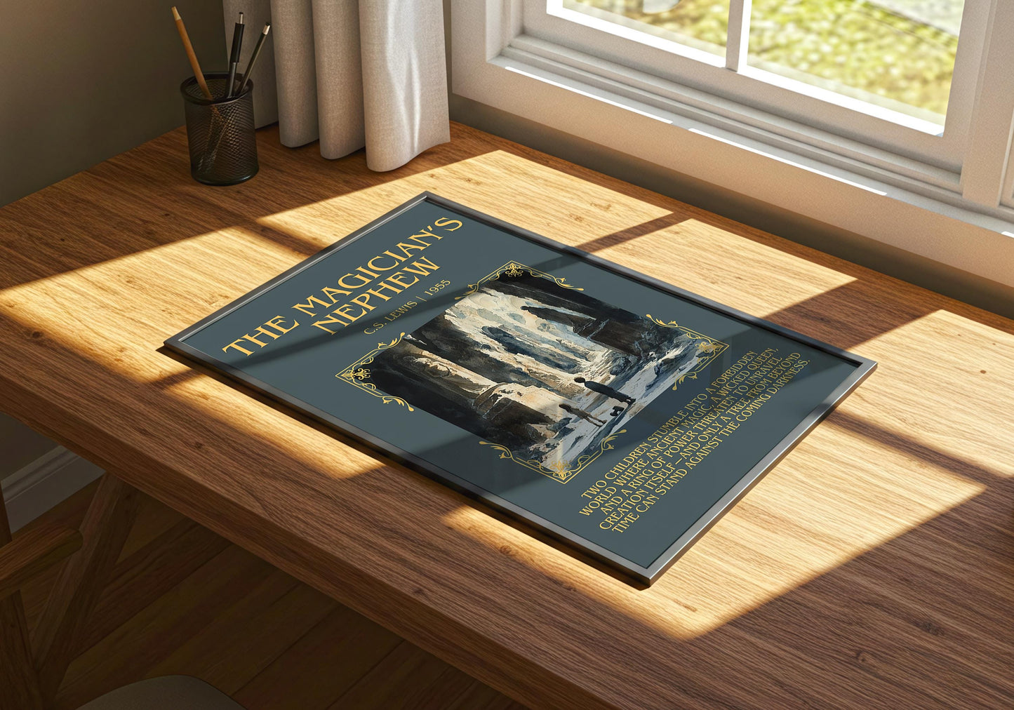 The Magician's Nephew by C.S. Lewis | Descriptive Book Poster | Blurby