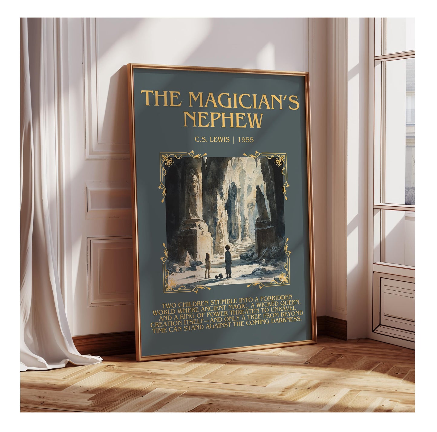 The Magician's Nephew by C.S. Lewis | Descriptive Book Poster | Blurby