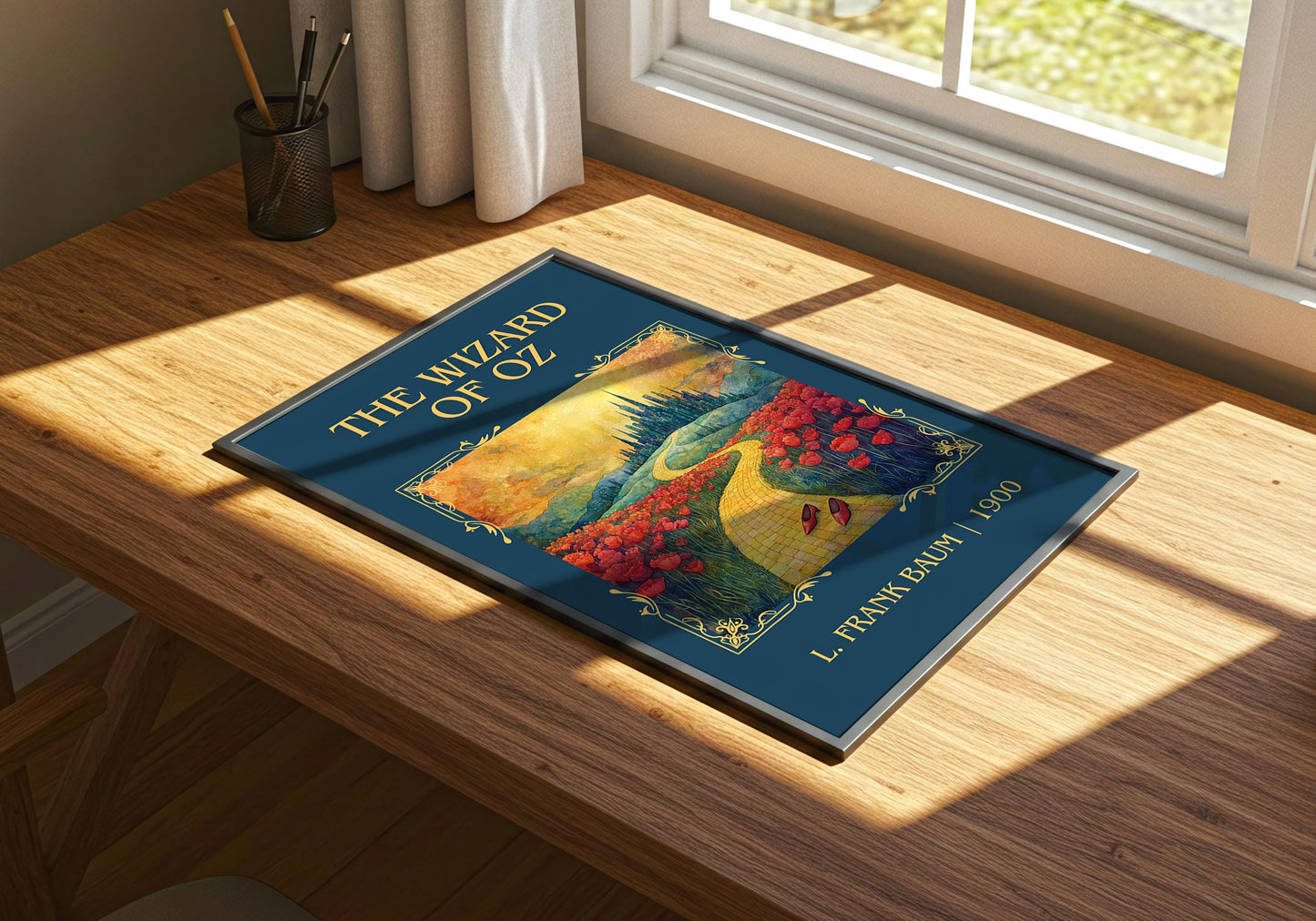 The Wizard Of Oz by L. Frank Baum | Descriptive Book Poster | Minimalist