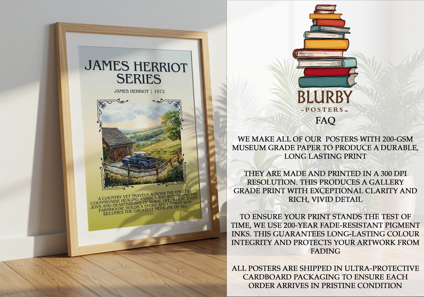 James Herriot Series by James Herriot | Descriptive Book Poster | Blurby