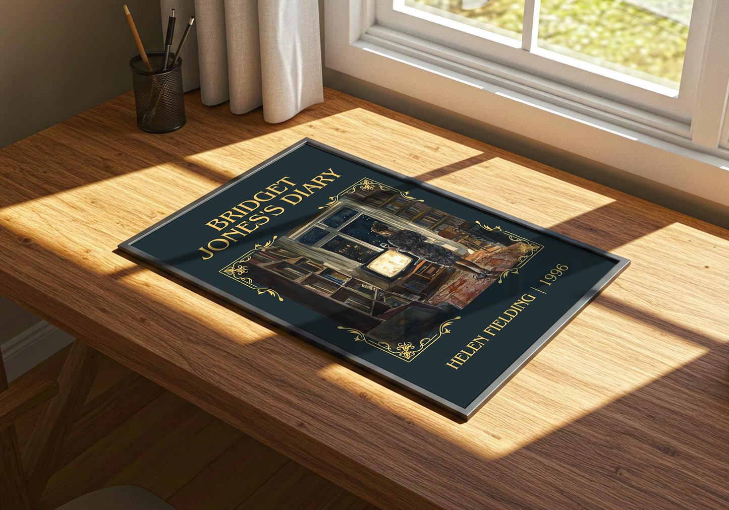 Bridget Jones's Diary by Helen Fielding | Descriptive Book Poster | Minimalist