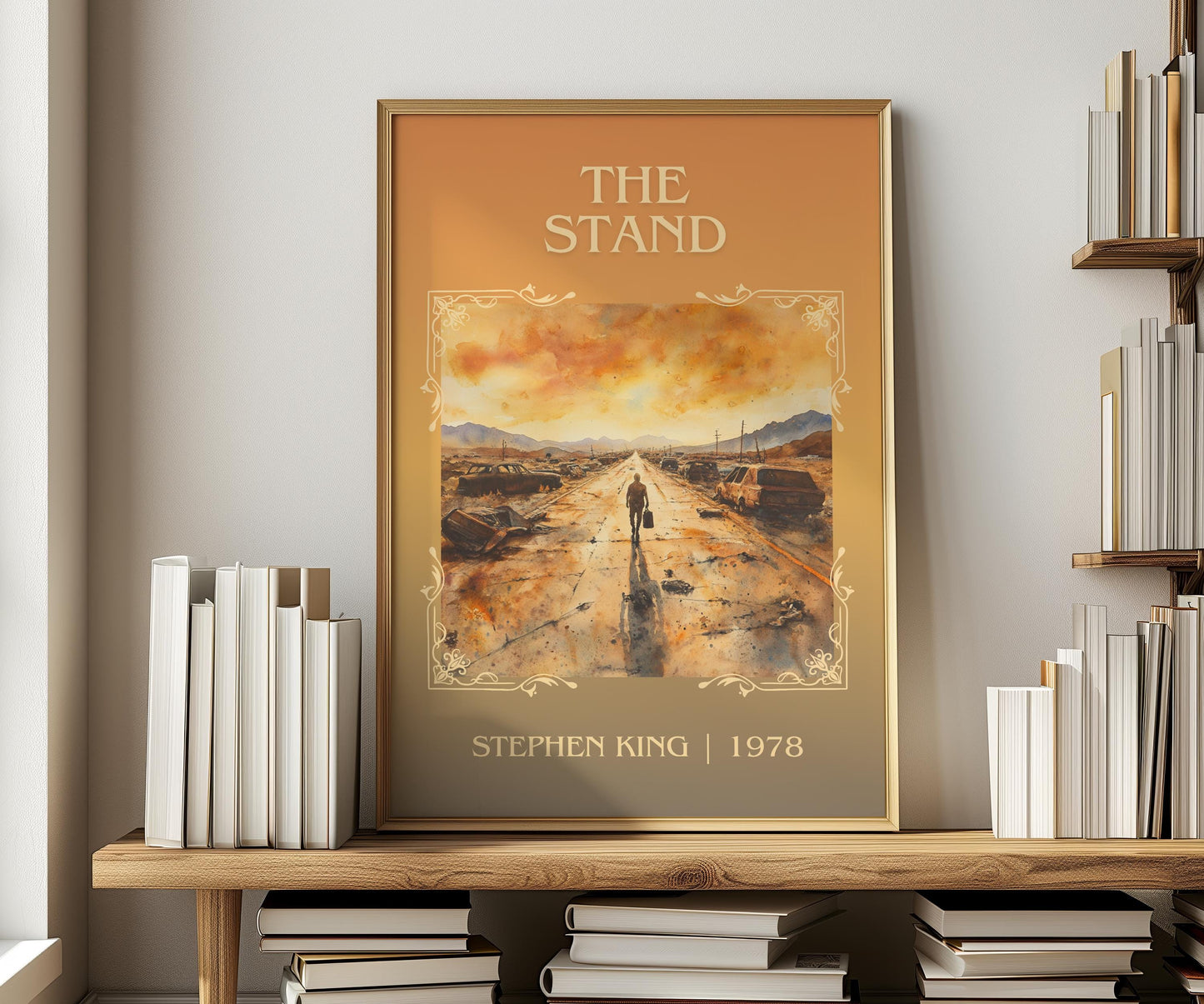 The Stand by Stephen King | Descriptive Book Poster | Minimalist