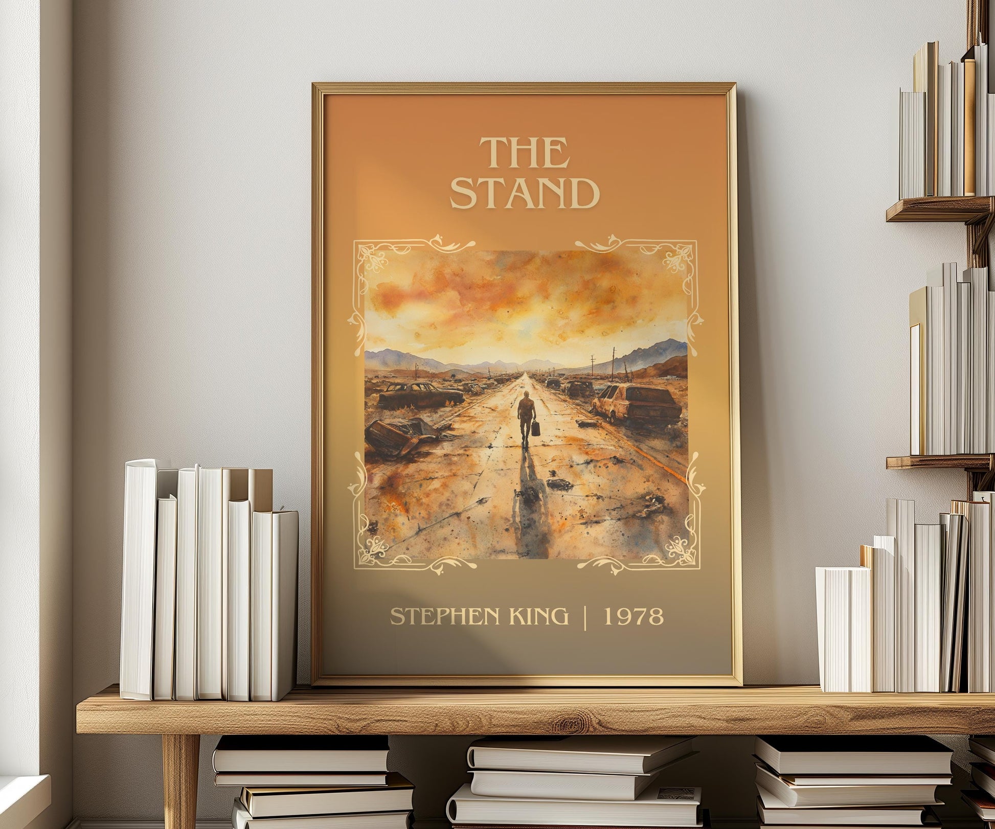 The Stand by Stephen King | Descriptive Book Poster | Minimalist