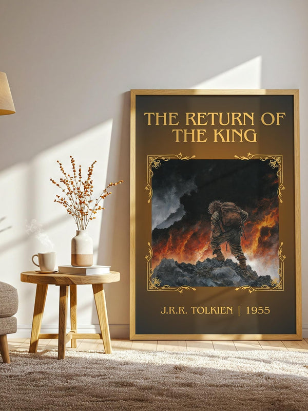 The Return Of The King classic book art print paper finish options – matte satin gloss