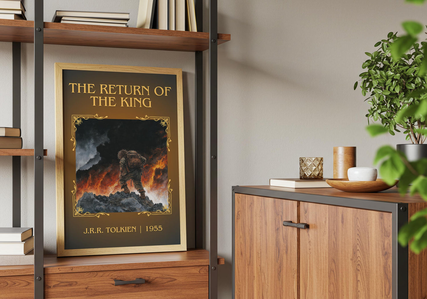 The Return Of The King | Descriptive Book Poster | Minimalist