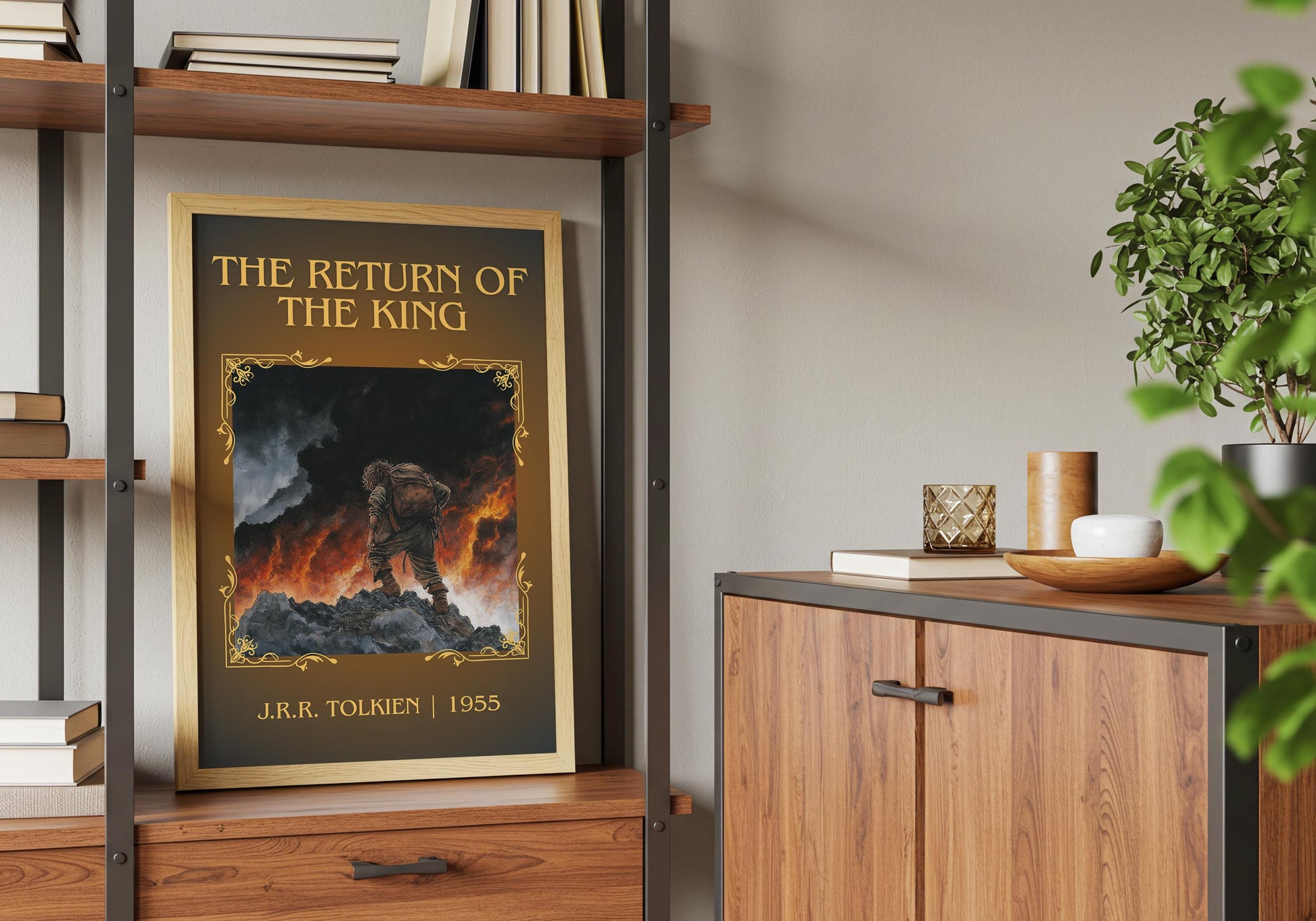 The Return Of The King | Descriptive Book Poster | Minimalist