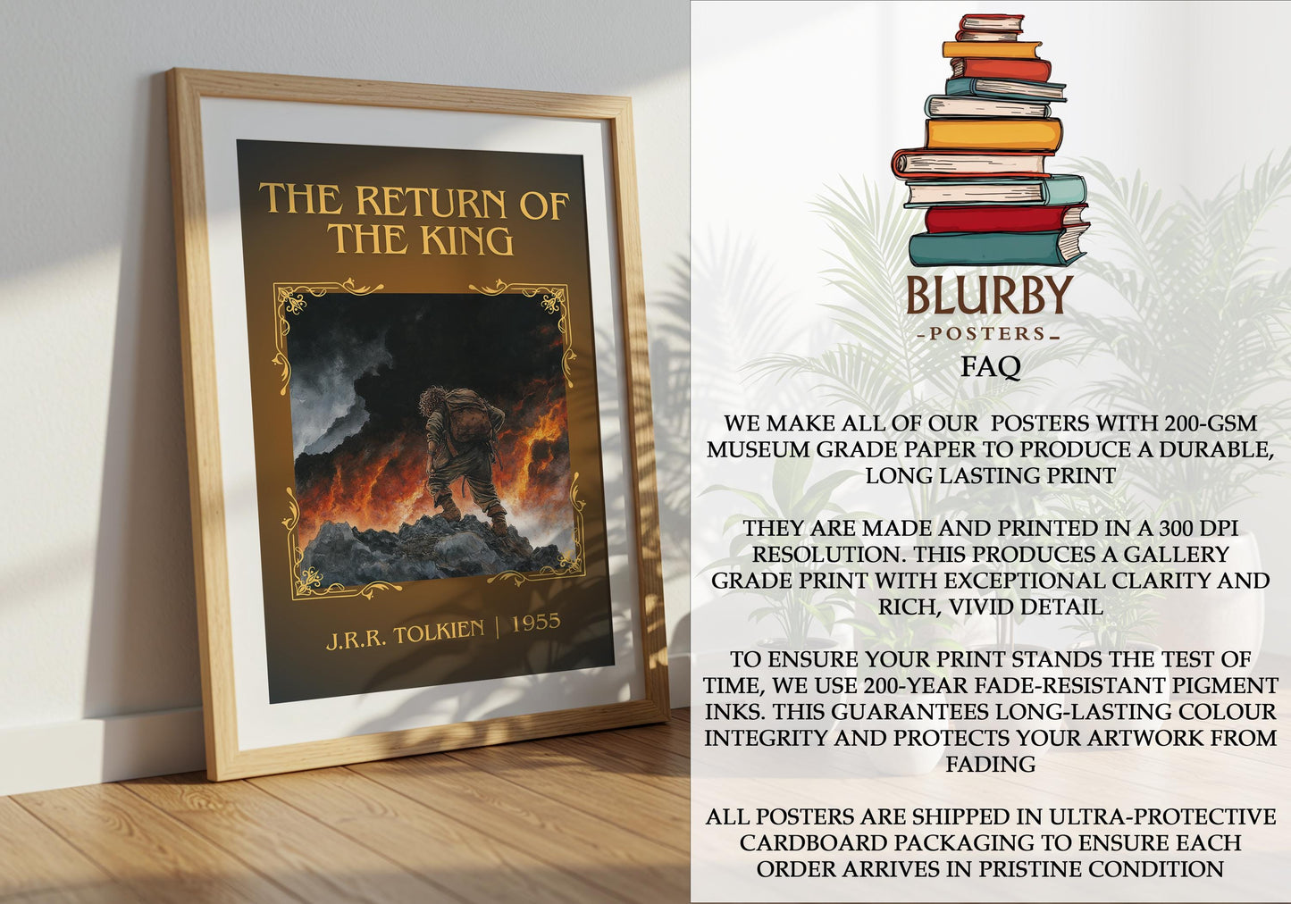 The Return Of The King | Descriptive Book Poster | Minimalist