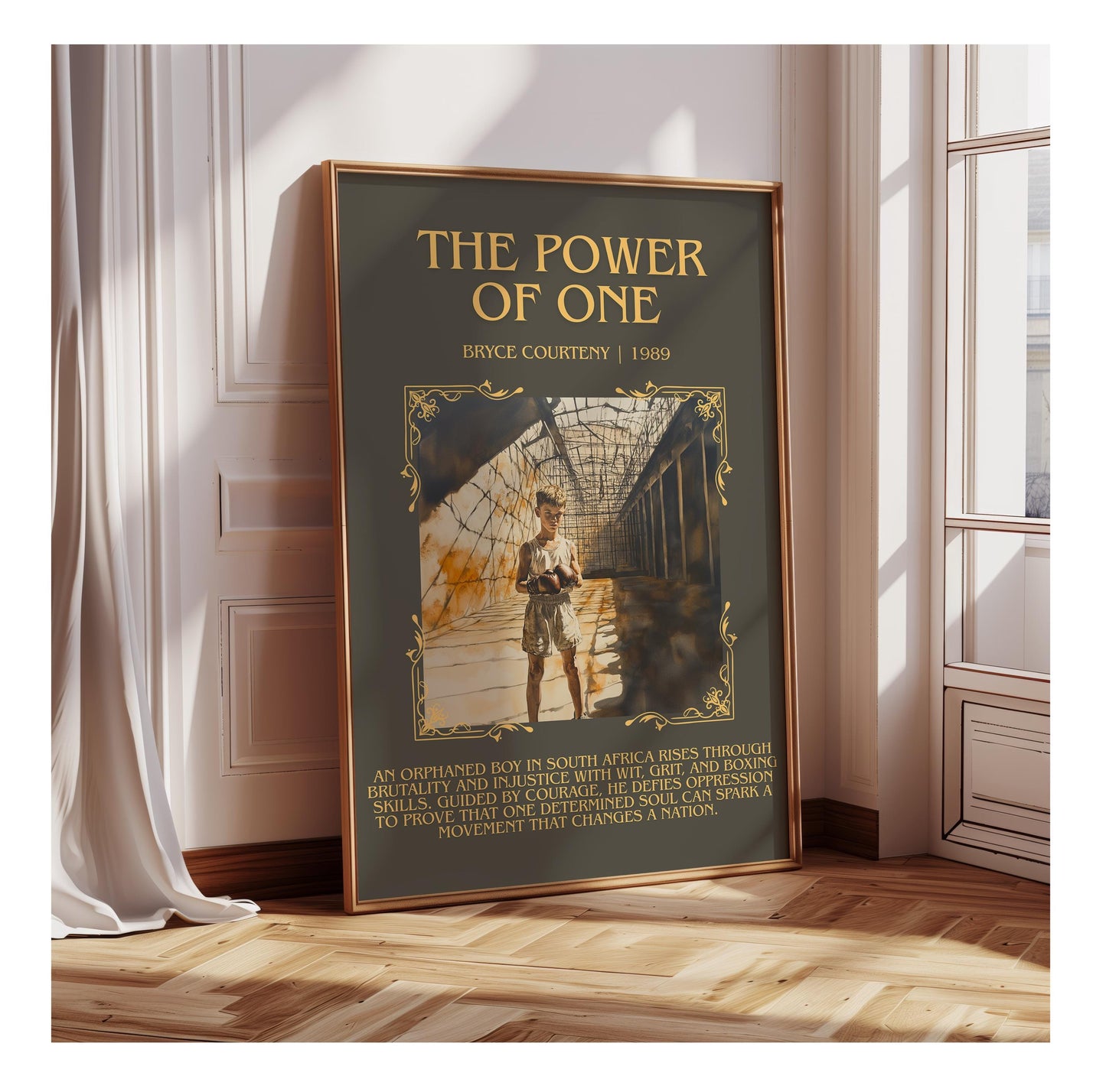 The Power Of One by Bryce Courtney | Descriptive Book Poster | Blurby