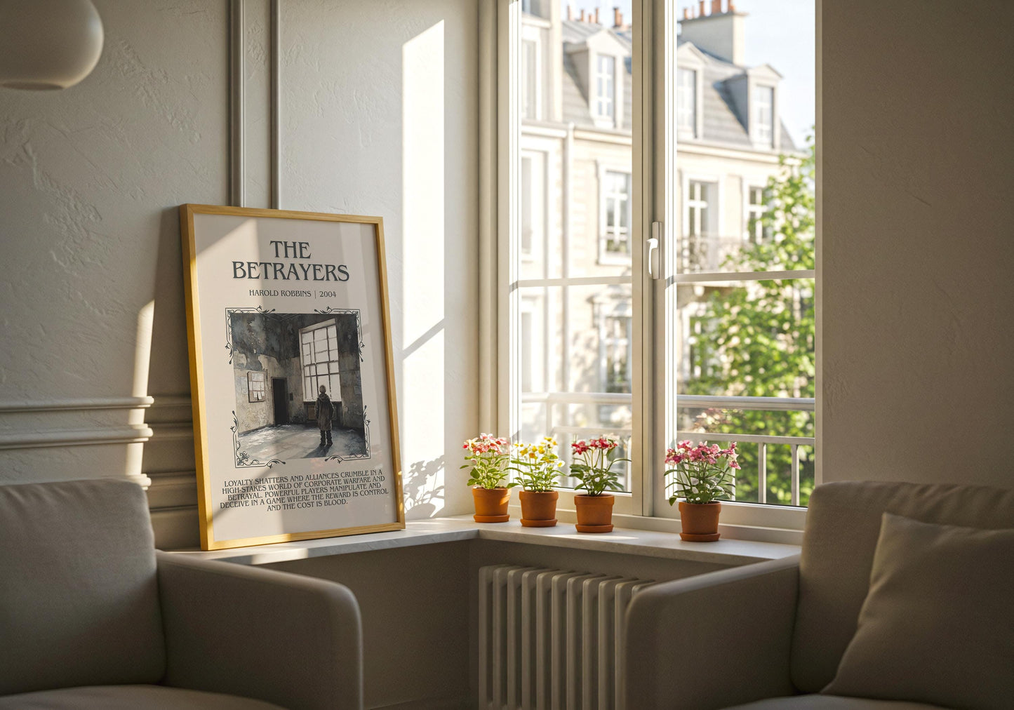 The Betrayers by Harold Robbins | Descriptive Book Poster | Blurby