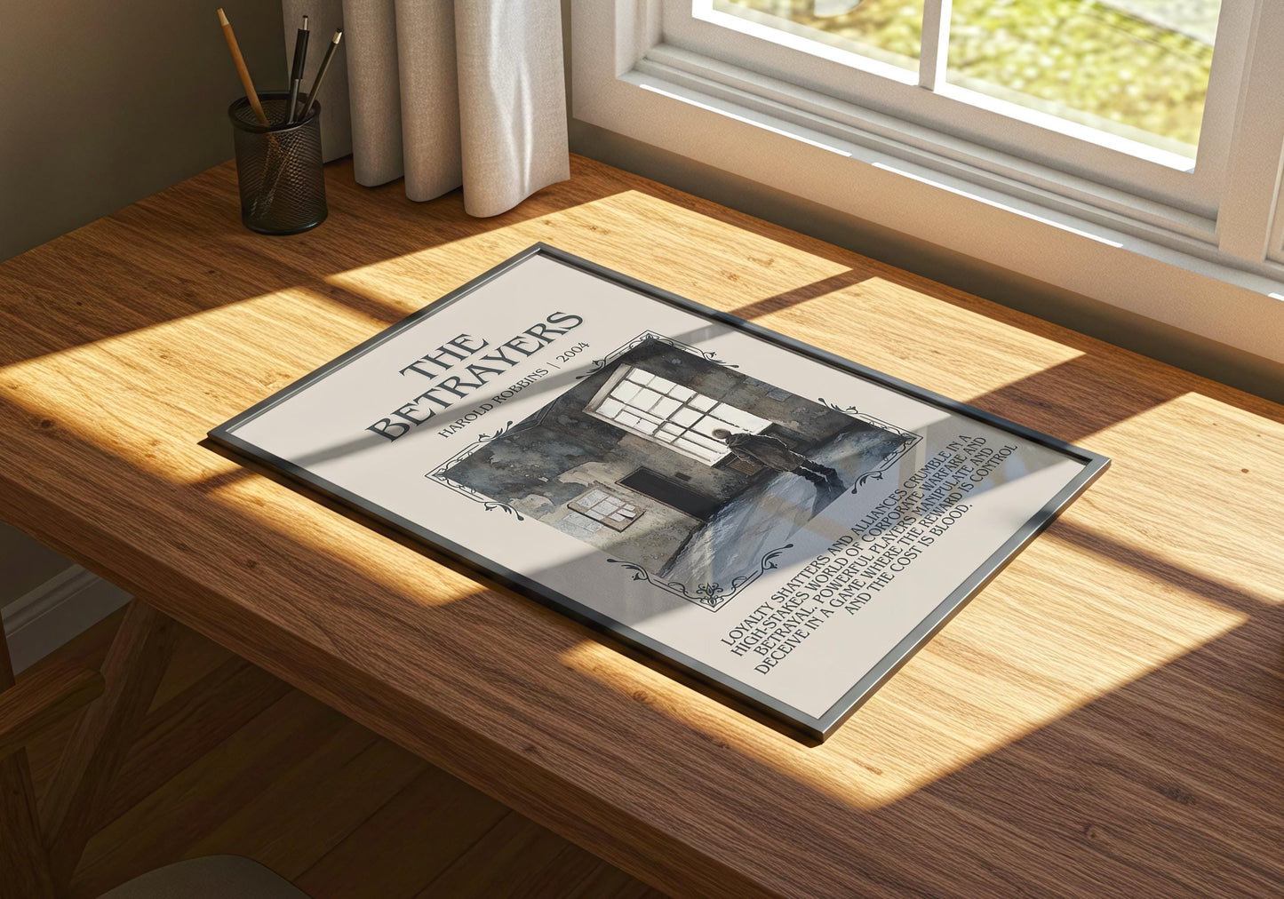 The Betrayers by Harold Robbins | Descriptive Book Poster | Blurby