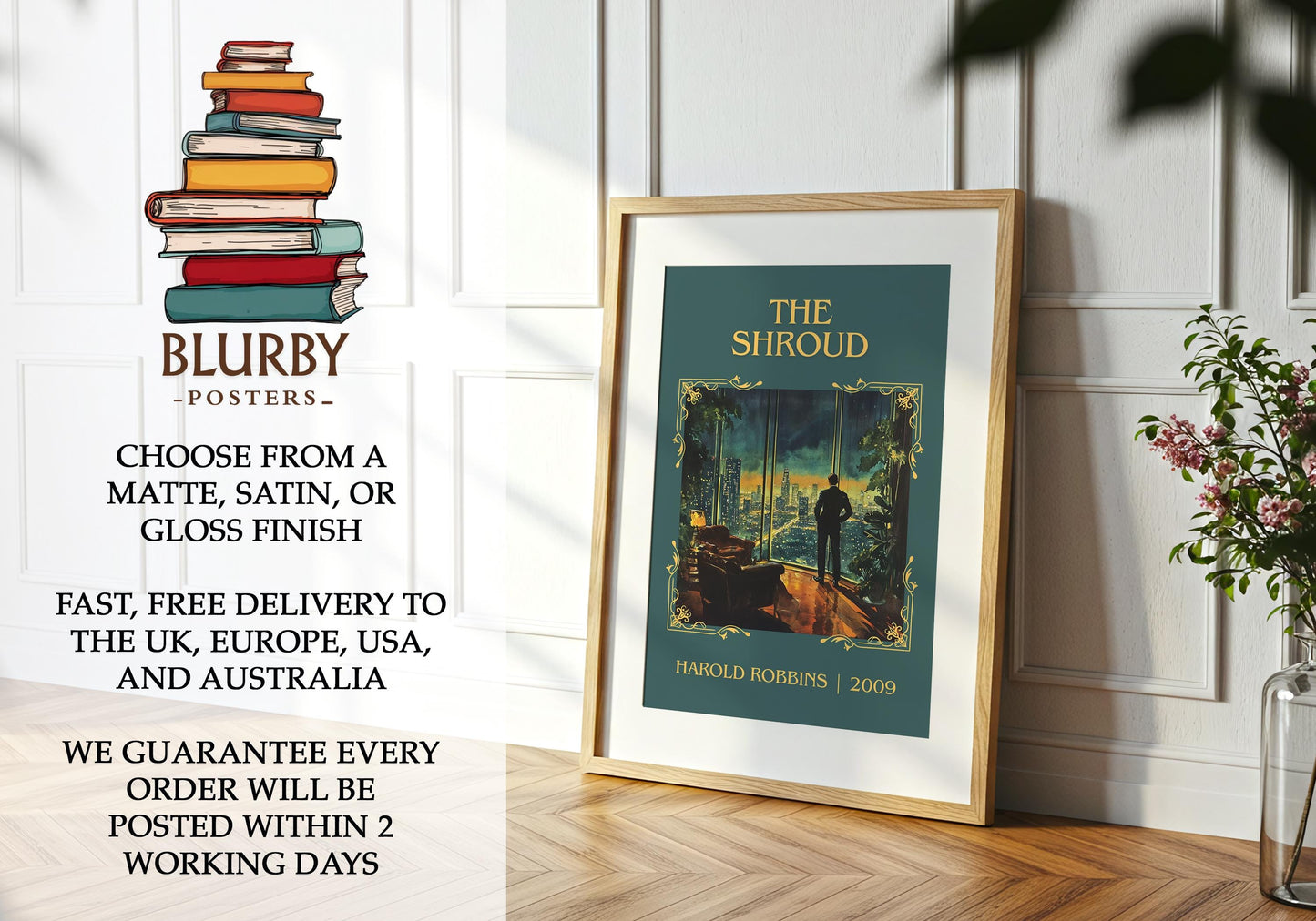 The Shroud book poster packaging – museum-quality print rolled in protective tube