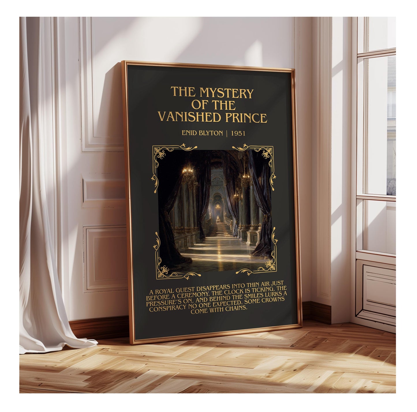 The Mystery Of The Vanished Prince by Enid Blyton | Descriptive Book Poster | Blurby