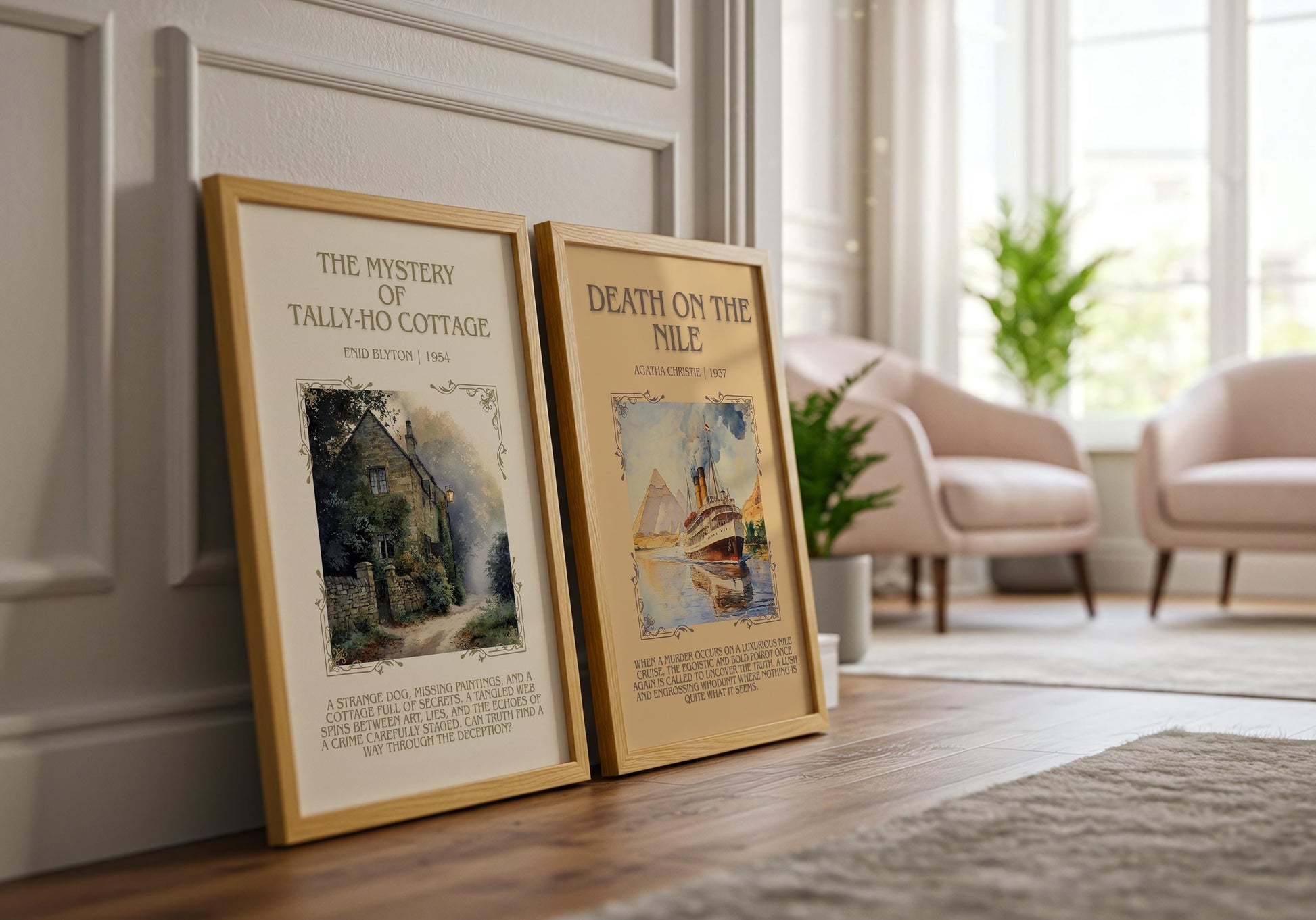 The Mystery Of Tally-Ho Cottage by Enid Blyton | Descriptive Book Poster | Blurby