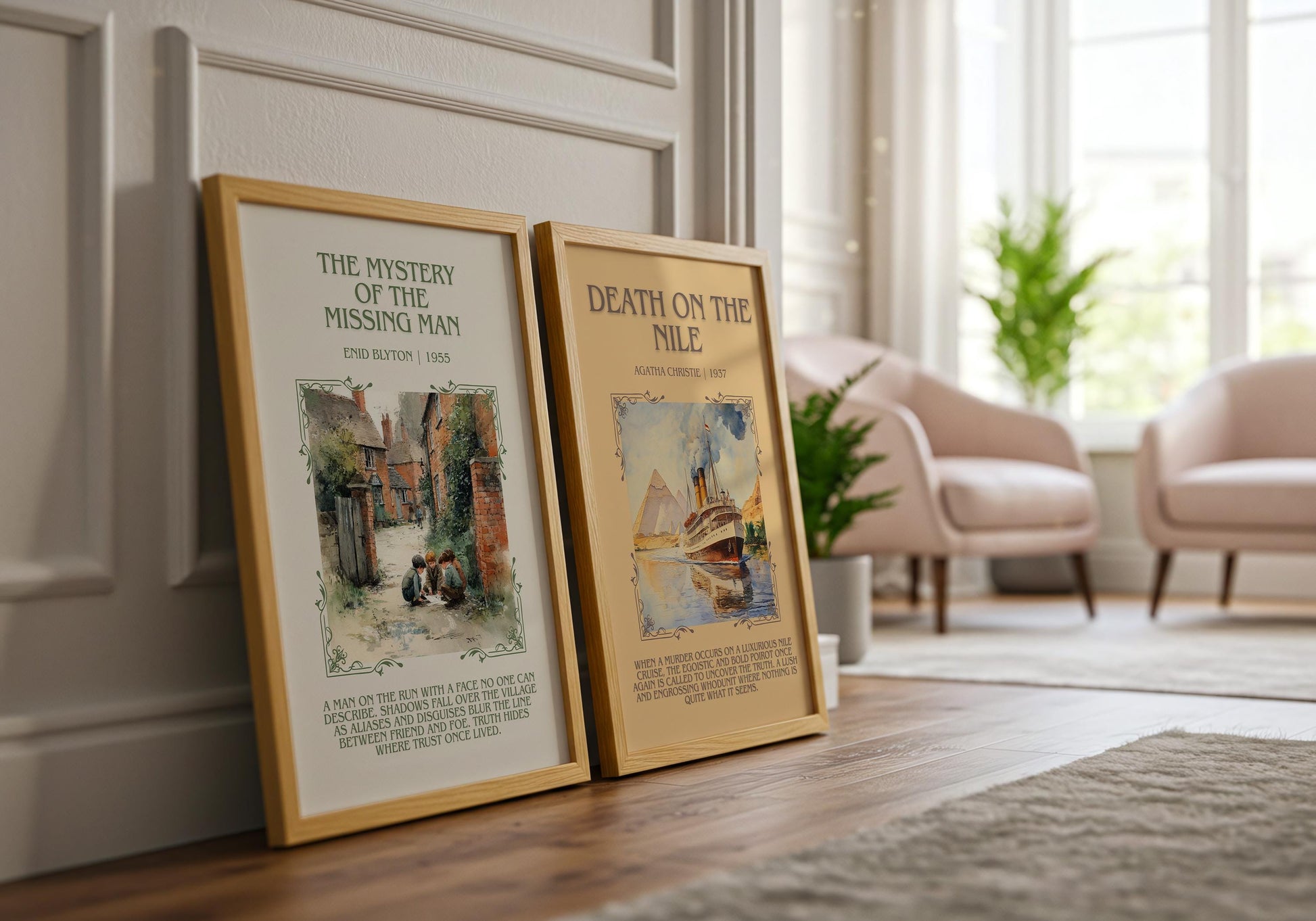 The Mystery Of The Missing Man by Enid Blyton | Descriptive Book Poster | Blurby