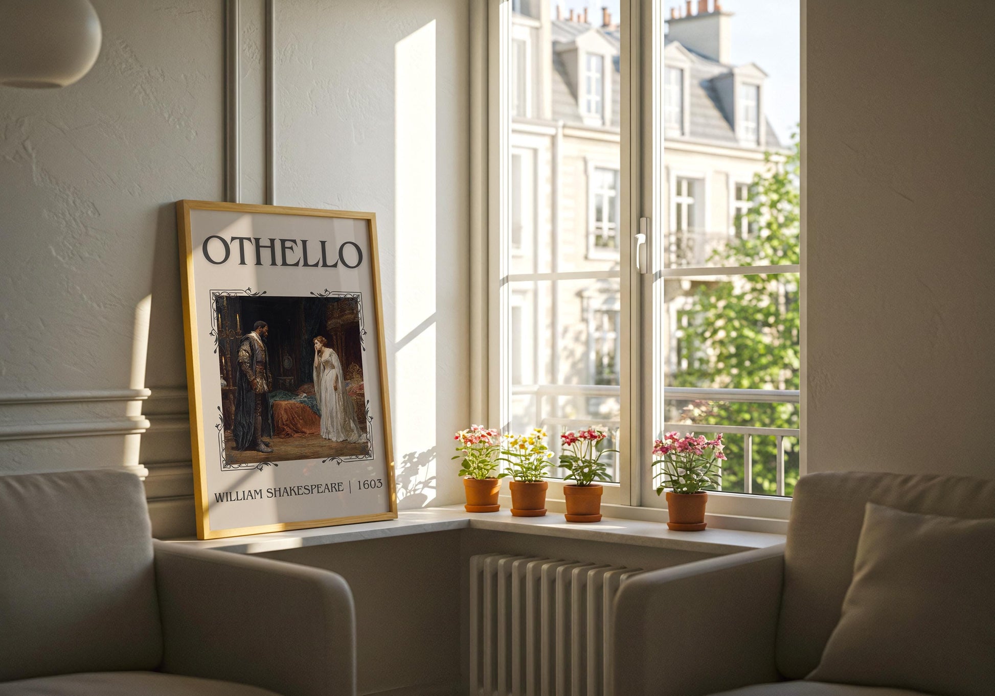 Othello by William Shakespeare | Descriptive Book Poster | Minimalist