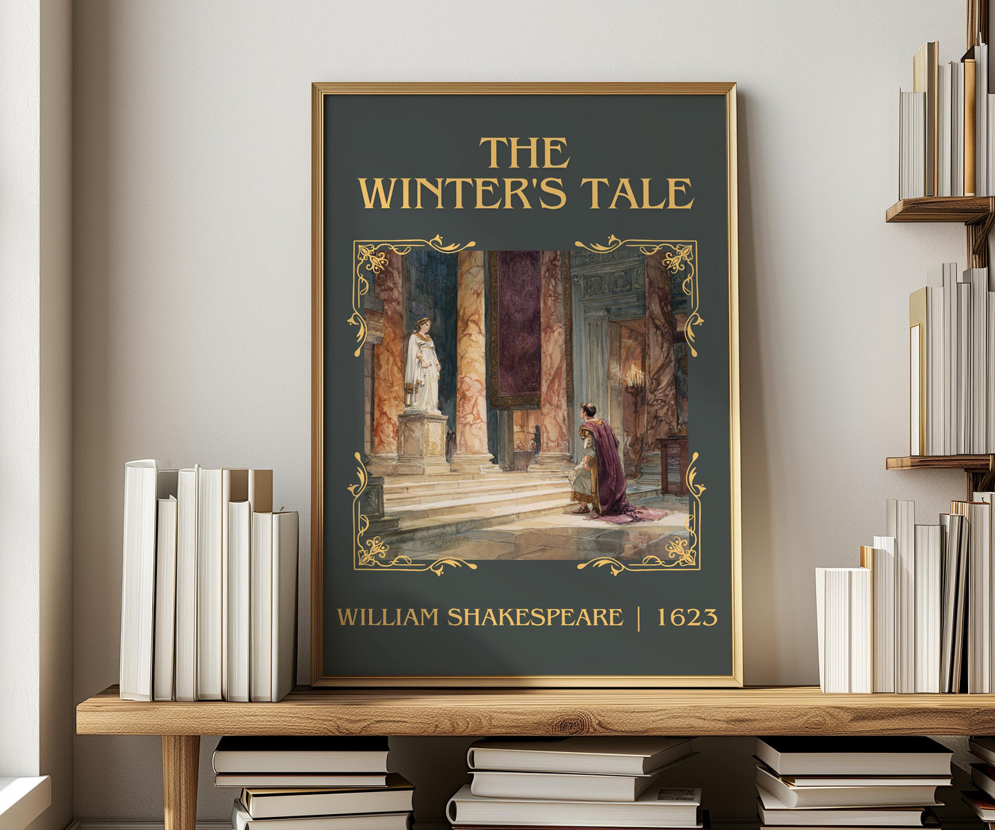 The Winter's Tale by William Shakespeare | Descriptive Book Poster | Minimalist