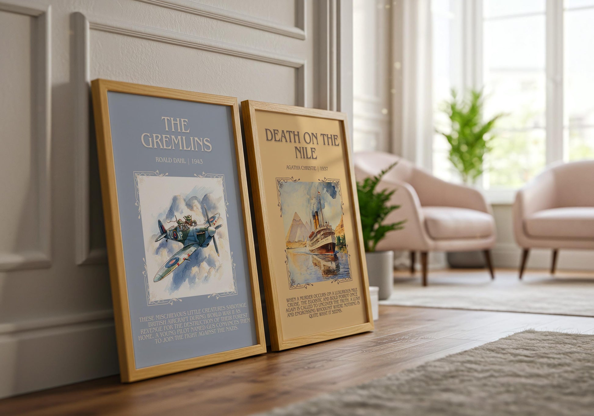 The Gremlins by Roald Dahl | Descriptive Book Poster | Blurby