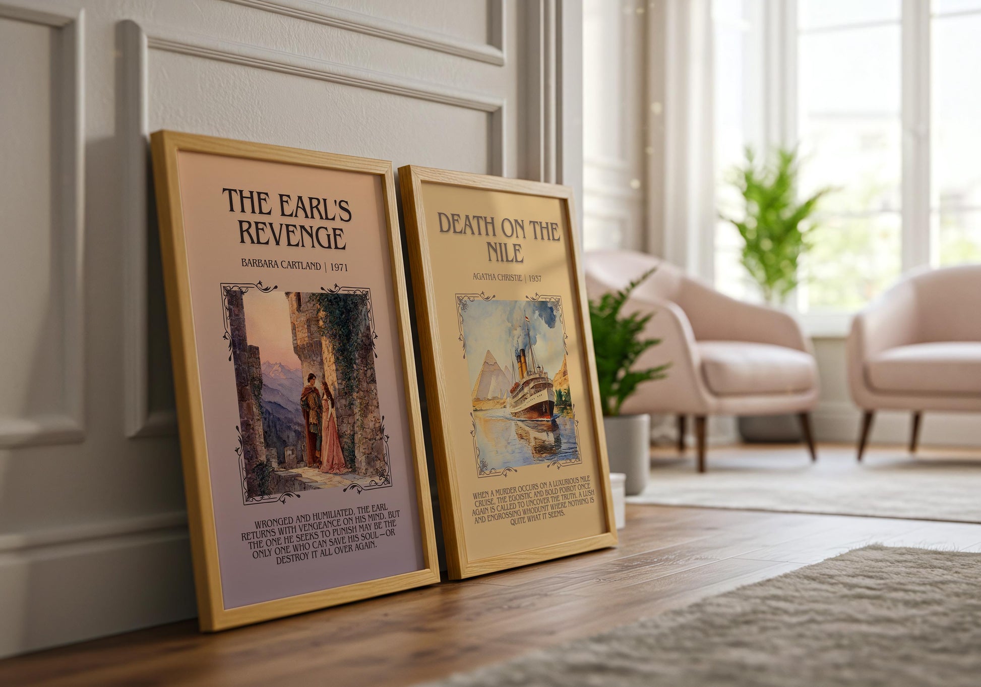 The Earl's Revenge by Barbara Cartland | Descriptive Book Poster | Blurby