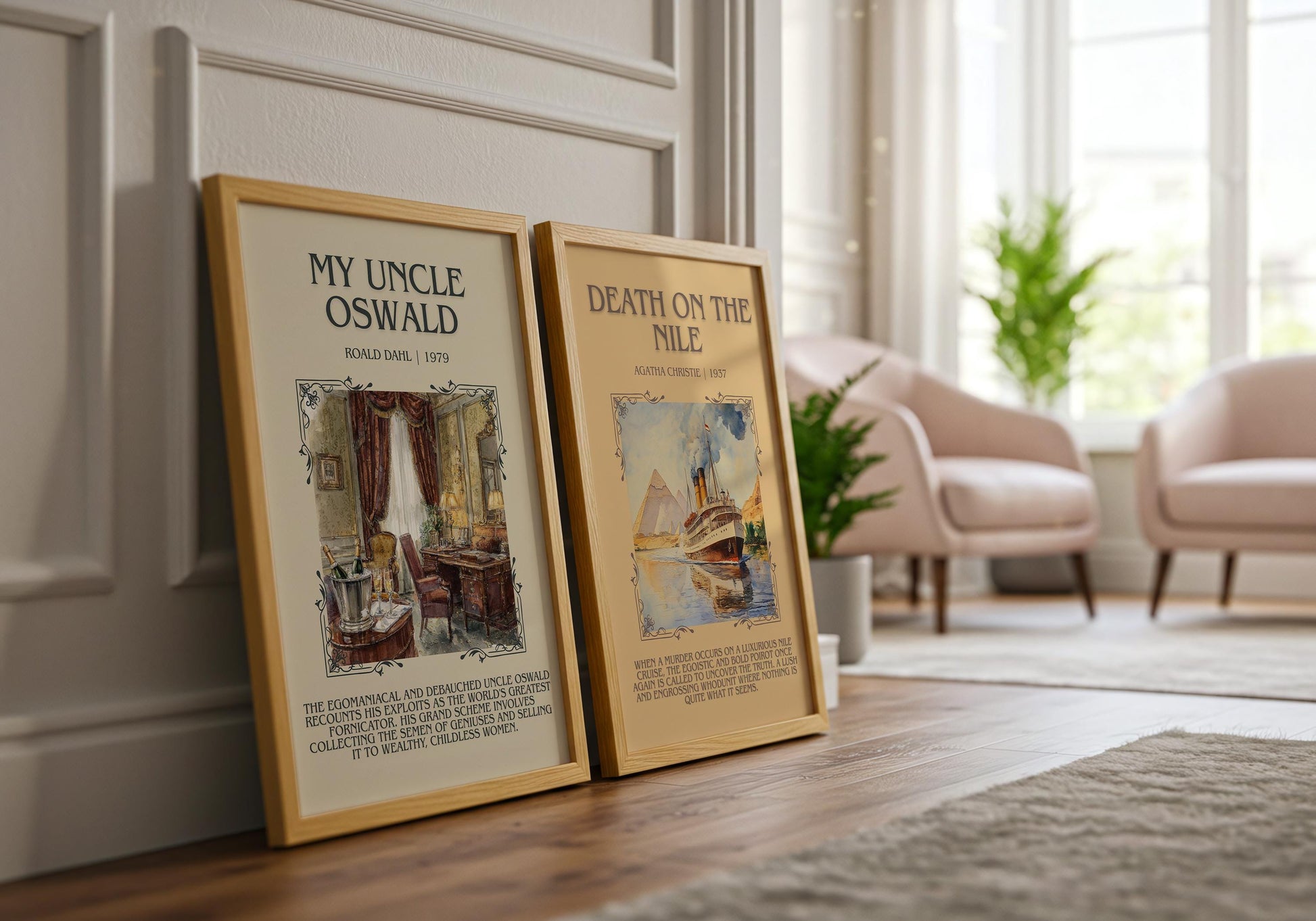 My Uncle Oswald by Roald Dahl | Descriptive Book Poster | Blurby