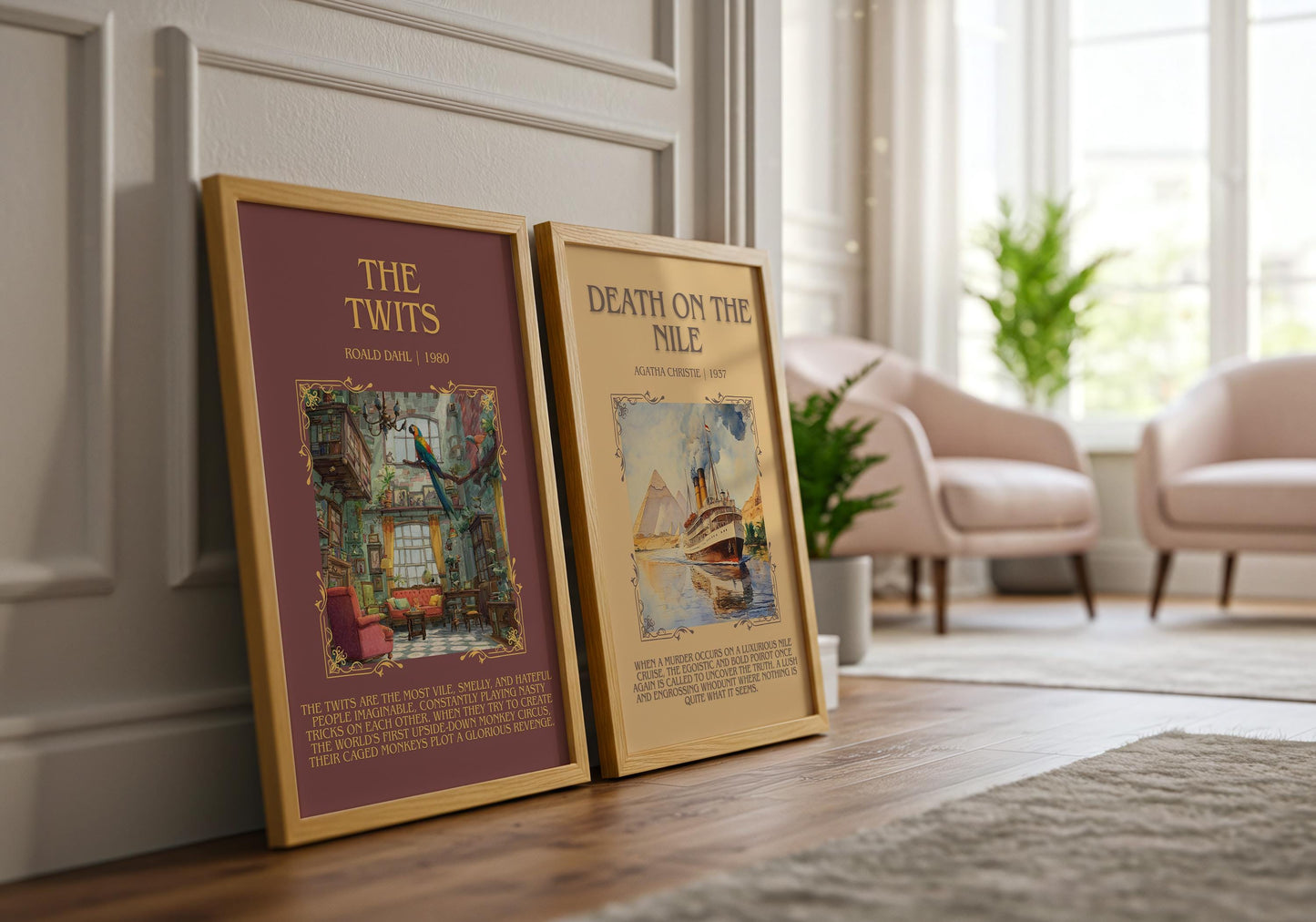 The Twits by Roald Dahl | Descriptive Book Poster | Blurby