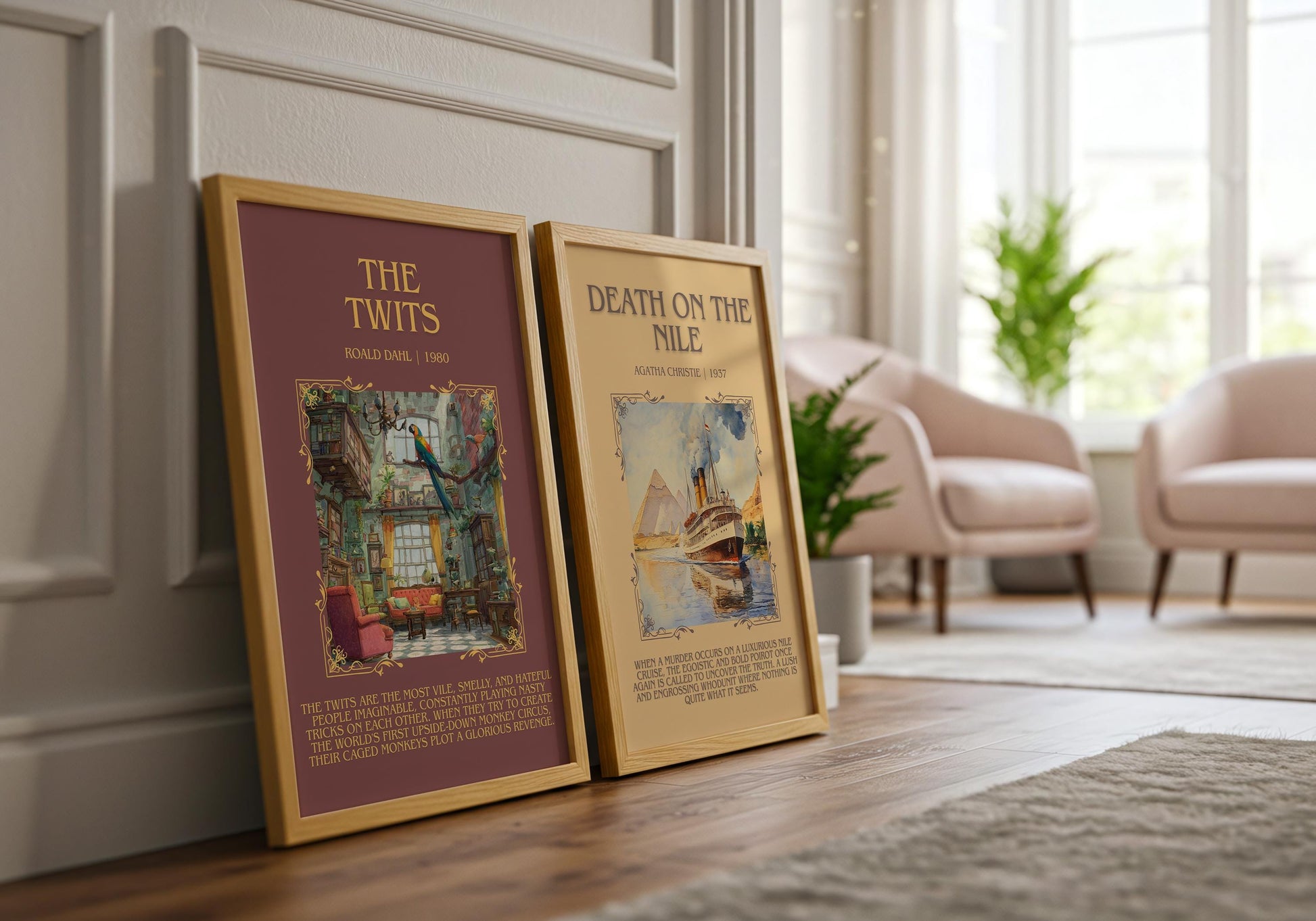 The Twits by Roald Dahl | Descriptive Book Poster | Blurby
