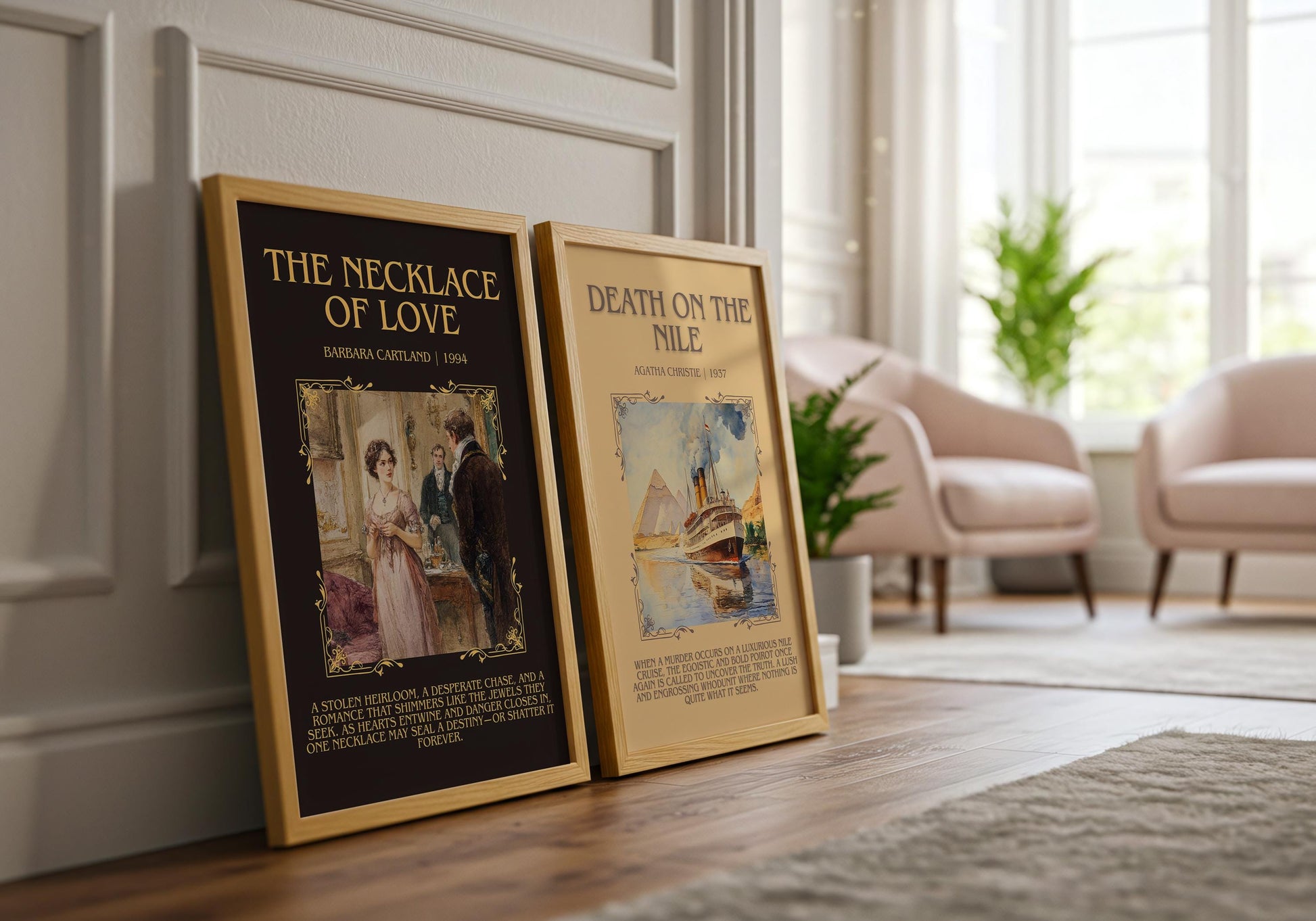 The Necklace Of Love by Barbara Cartland | Descriptive Book Poster | Blurby
