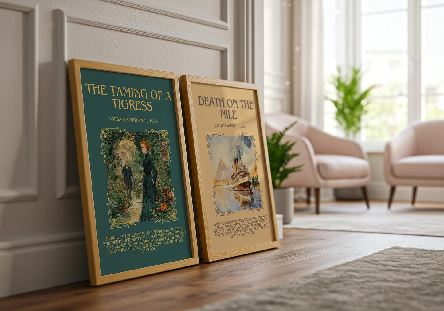 The Taming Of A Tigress by Barbara Cartland | Descriptive Book Poster | Blurby