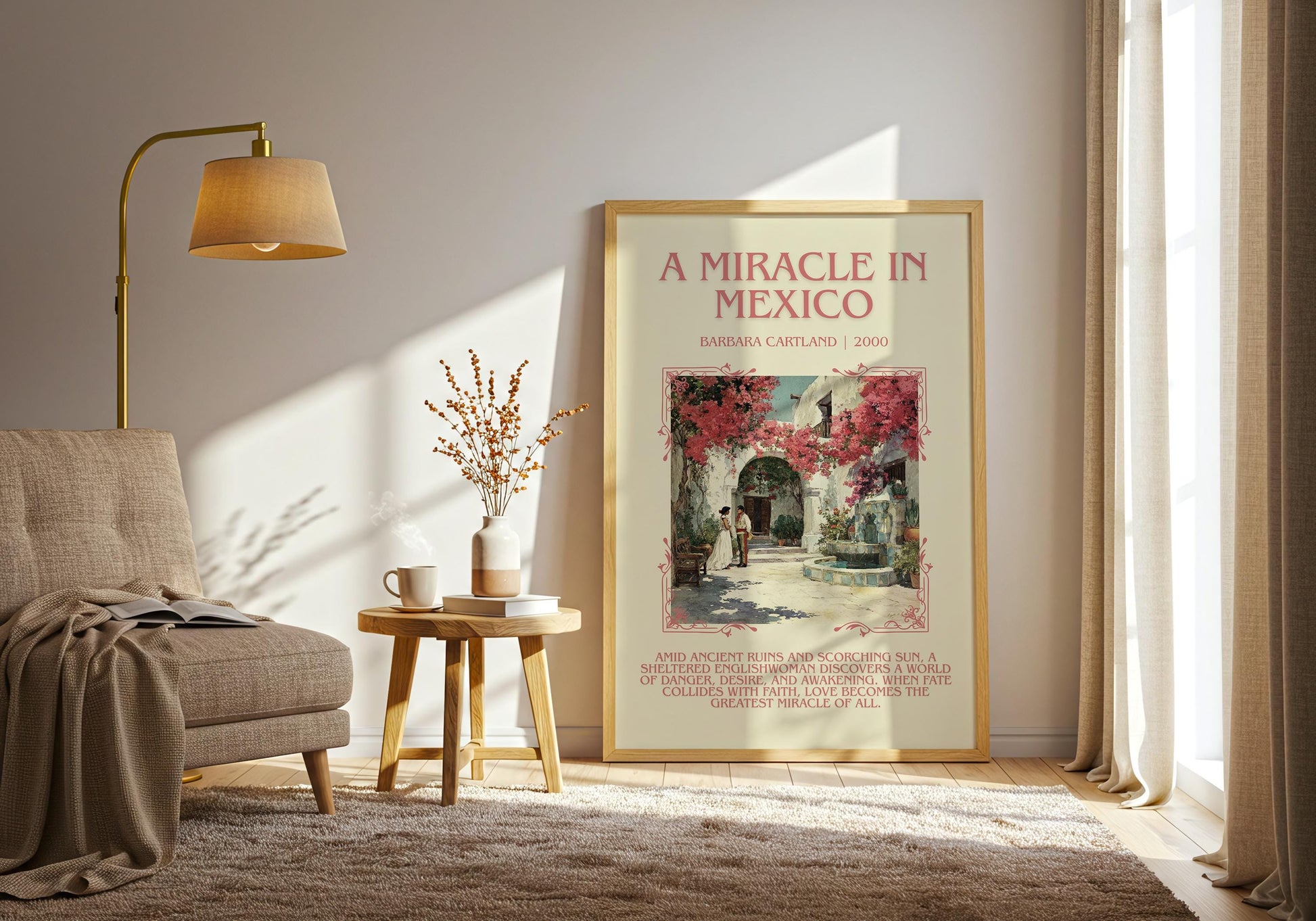 A Miracle In Mexico by Barbara Cartland | Descriptive Book Poster | Blurby
