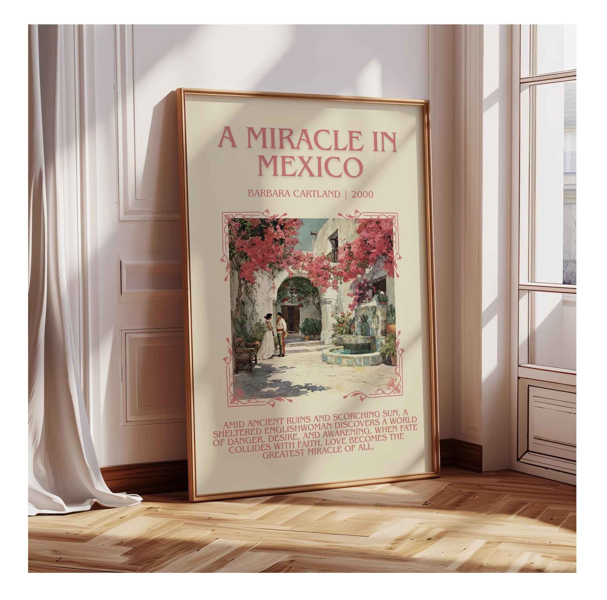 A Miracle In Mexico by Barbara Cartland | Descriptive Book Poster | Blurby
