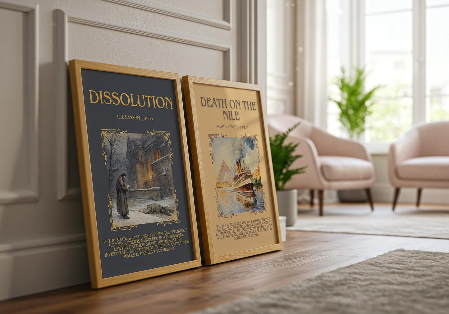 Dissolution by C.J. Sansom | Descriptive Book Poster | Blurby