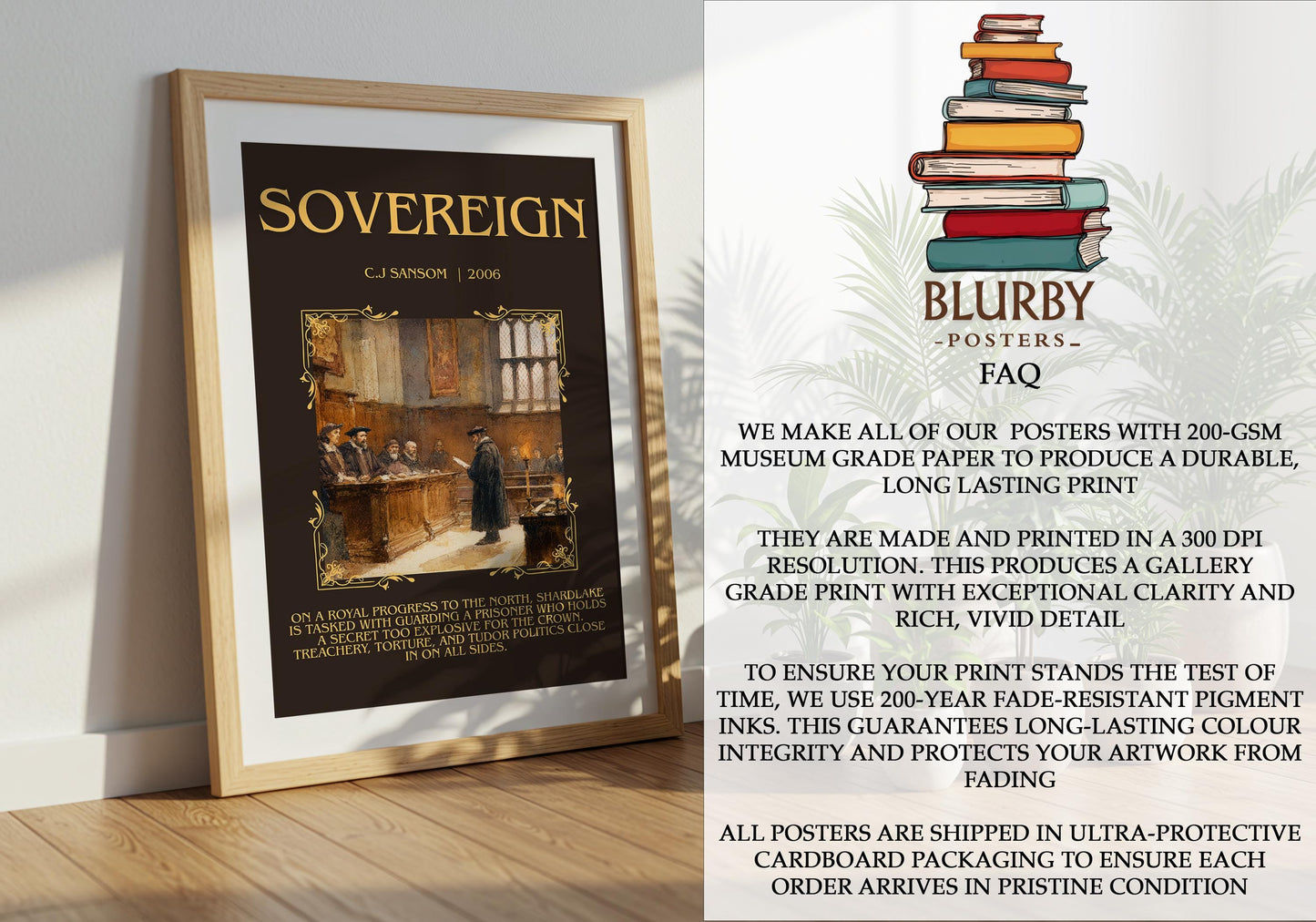 Sovereign by C.J. Samson | Descriptive Book Poster | Blurby