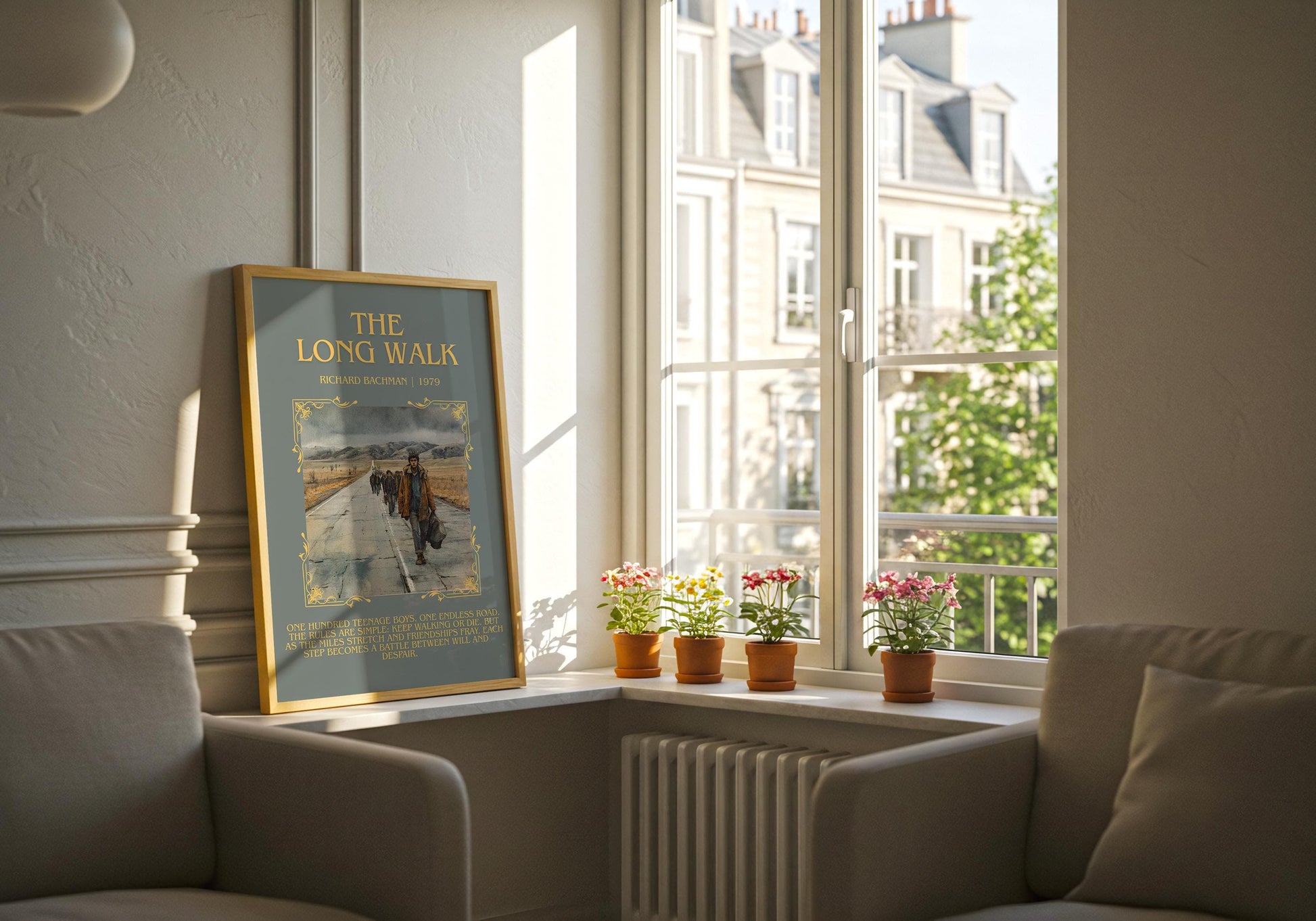 The Long Walk by Richard Bachman | Descriptive Book Poster | Blurby