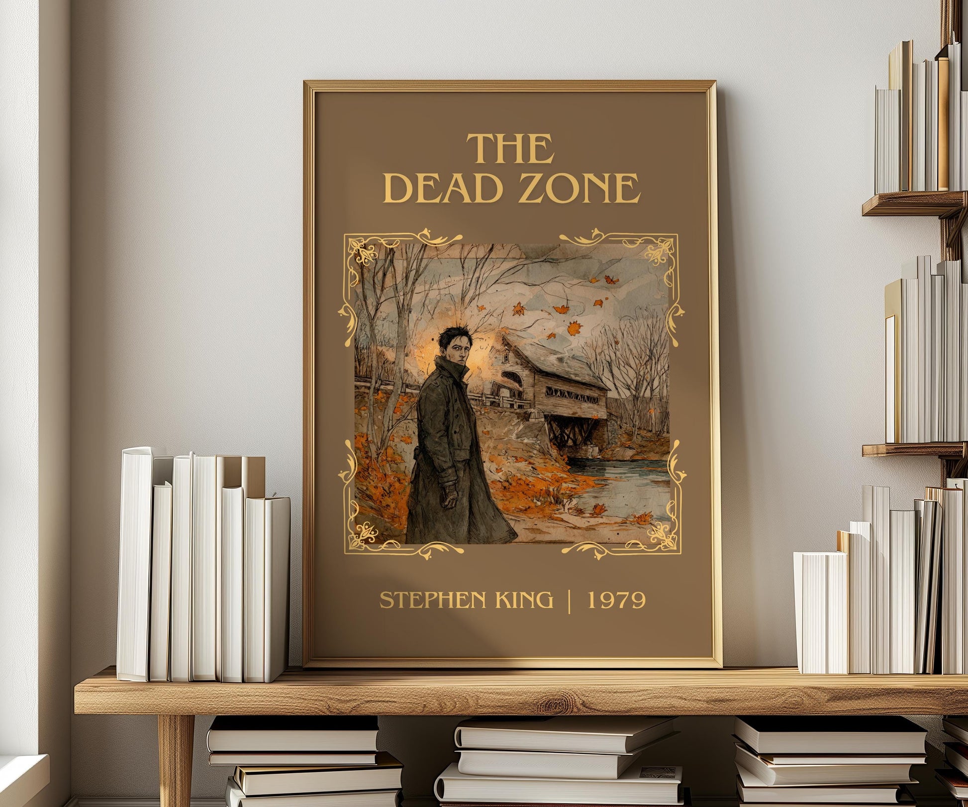 The Dead Zone by Stephen King | Descriptive Book Poster | Minimalist