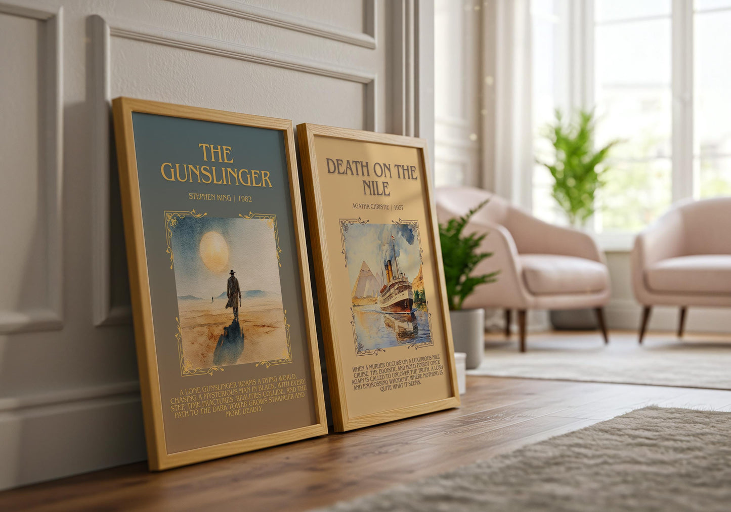 The Gunslinger by Stephen King | Descriptive Book Poster | Blurby