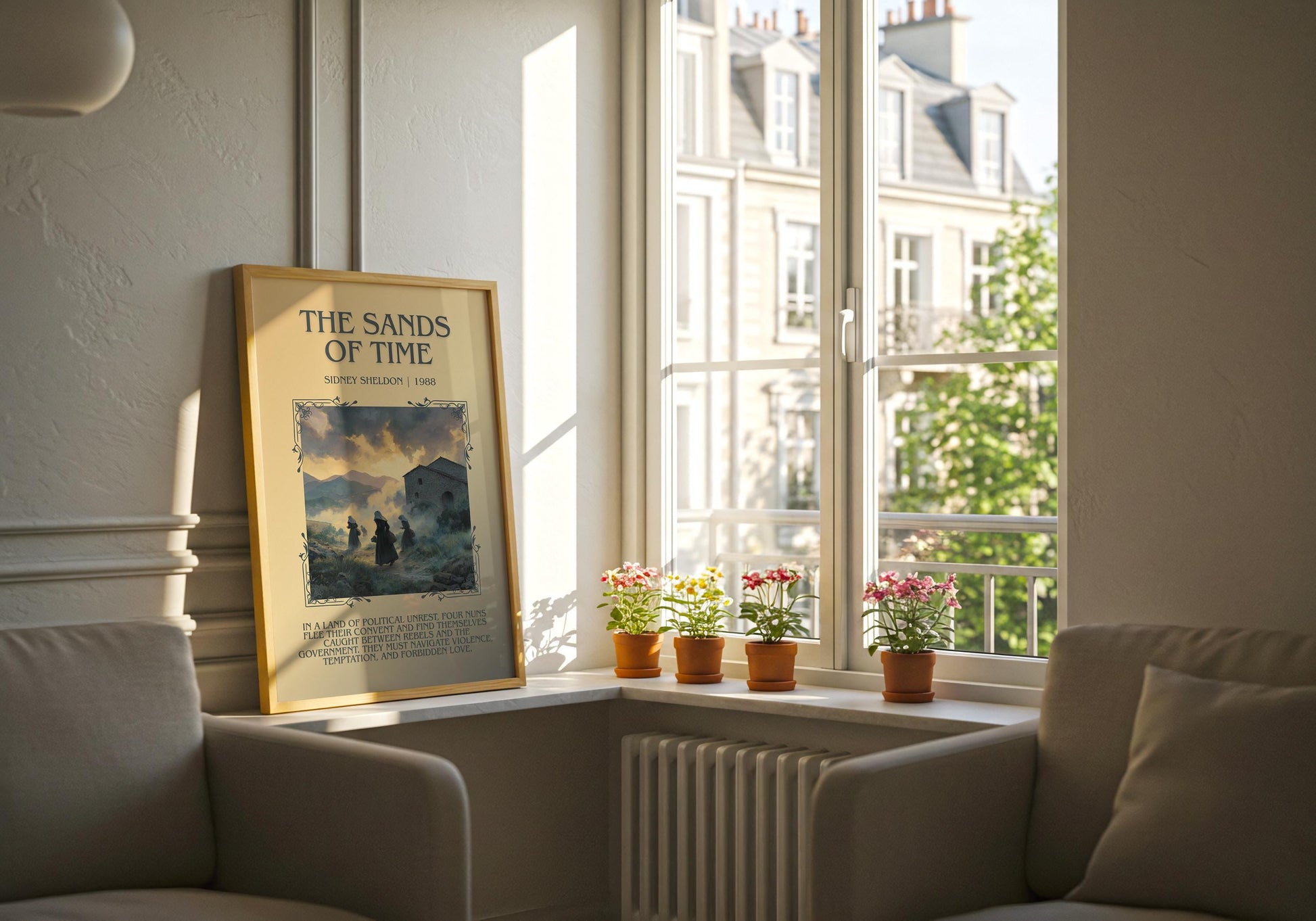 The Sands Of Time by Sidney Sheldon | Descriptive Book Poster | Blurby