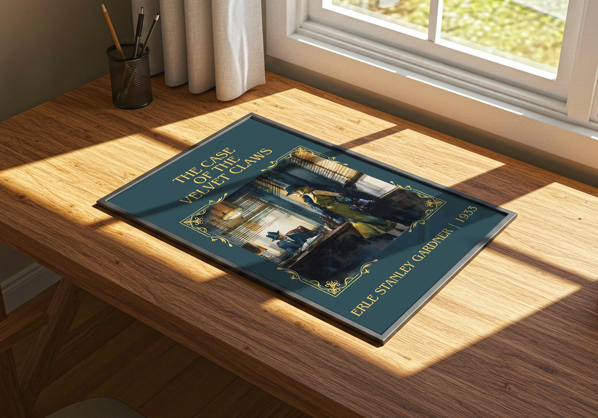 The Case Of The Velvet Claws by Erle Stanley Gardner | Descriptive Book Poster | Minimalist