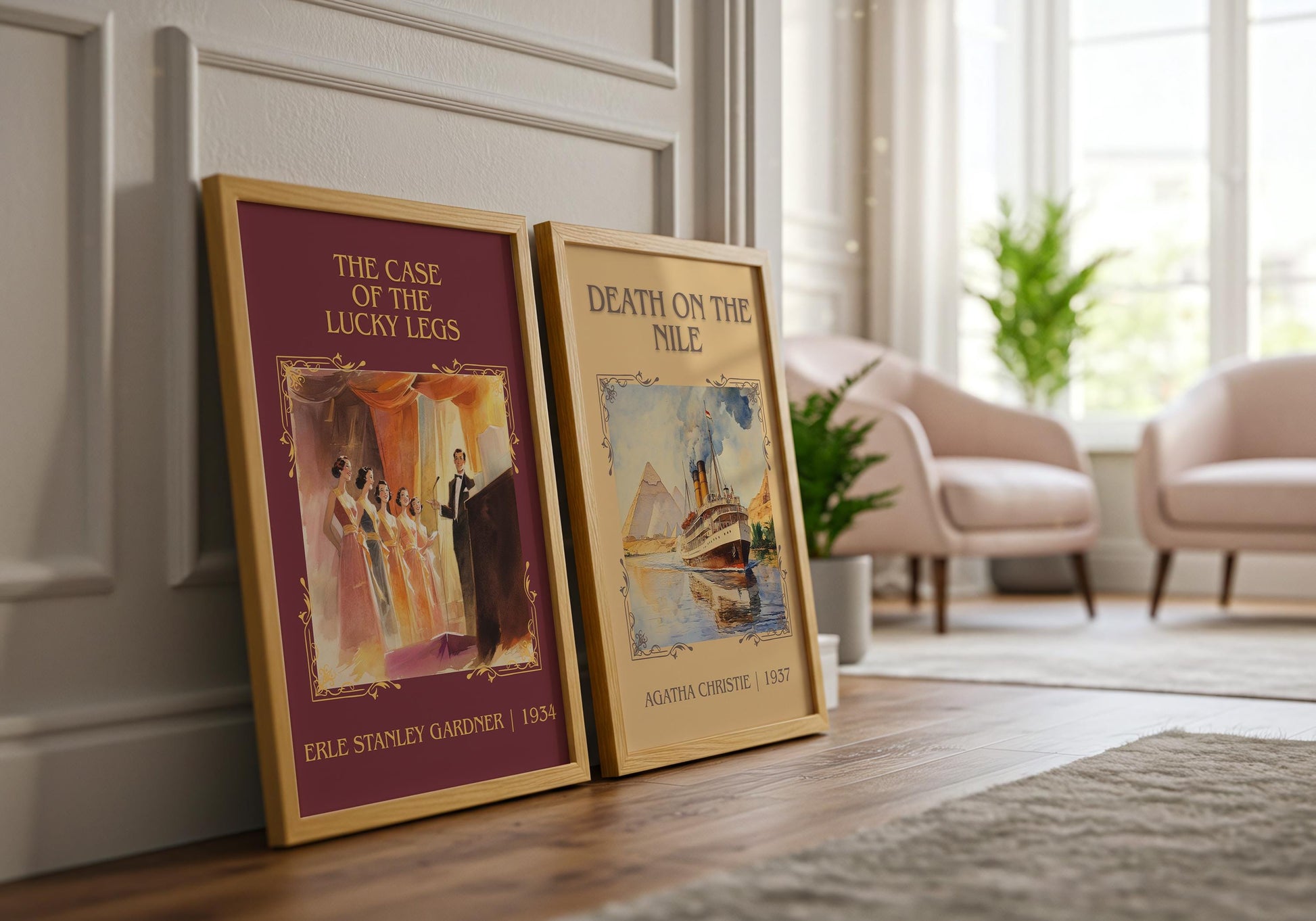 The Case Of The Lucky Legs by Erle Stanley Gardner | Descriptive Book Poster | Minimalist