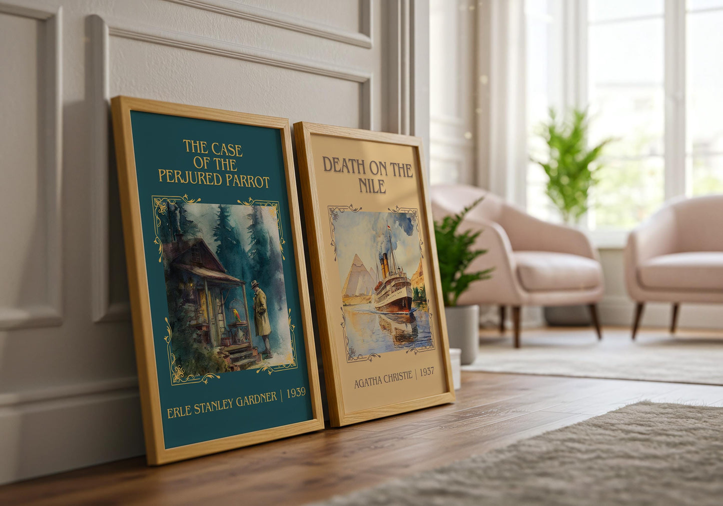 The Case Of The Perjured Parrot by Erle Stanley Gardner | Descriptive Book Poster | Minimalist