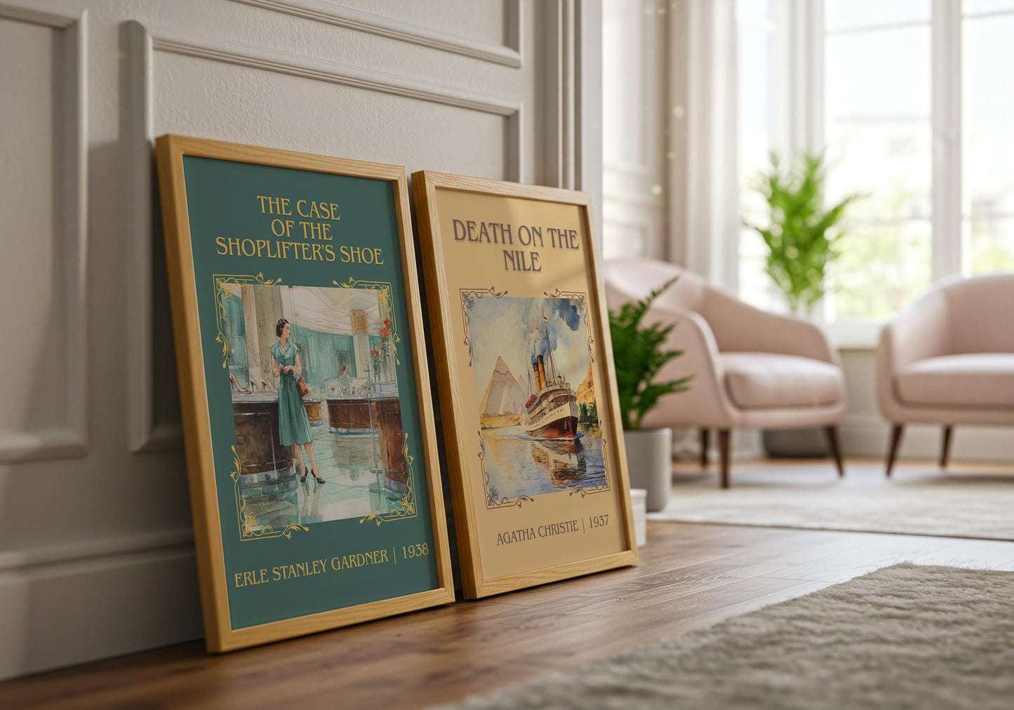 The Case Of The Shoplifter's Shoe by Erle Stanley Gardner | Descriptive Book Poster | Minimalist