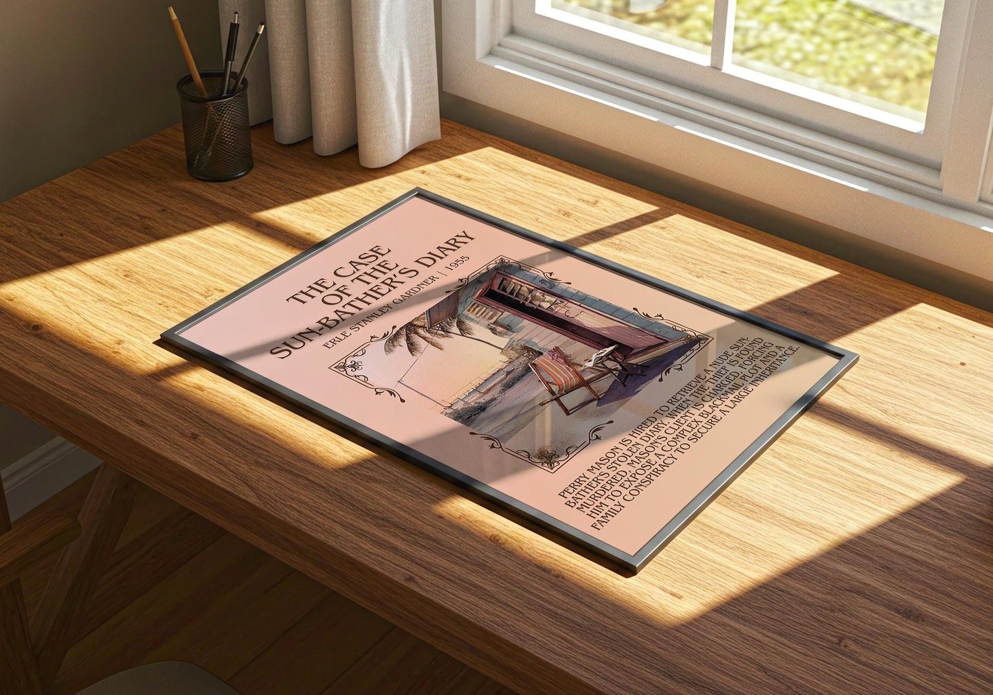 The Case Of The Sun-Bather's Diary by Erle Stanley Gardner | Descriptive Book Poster | Blurby