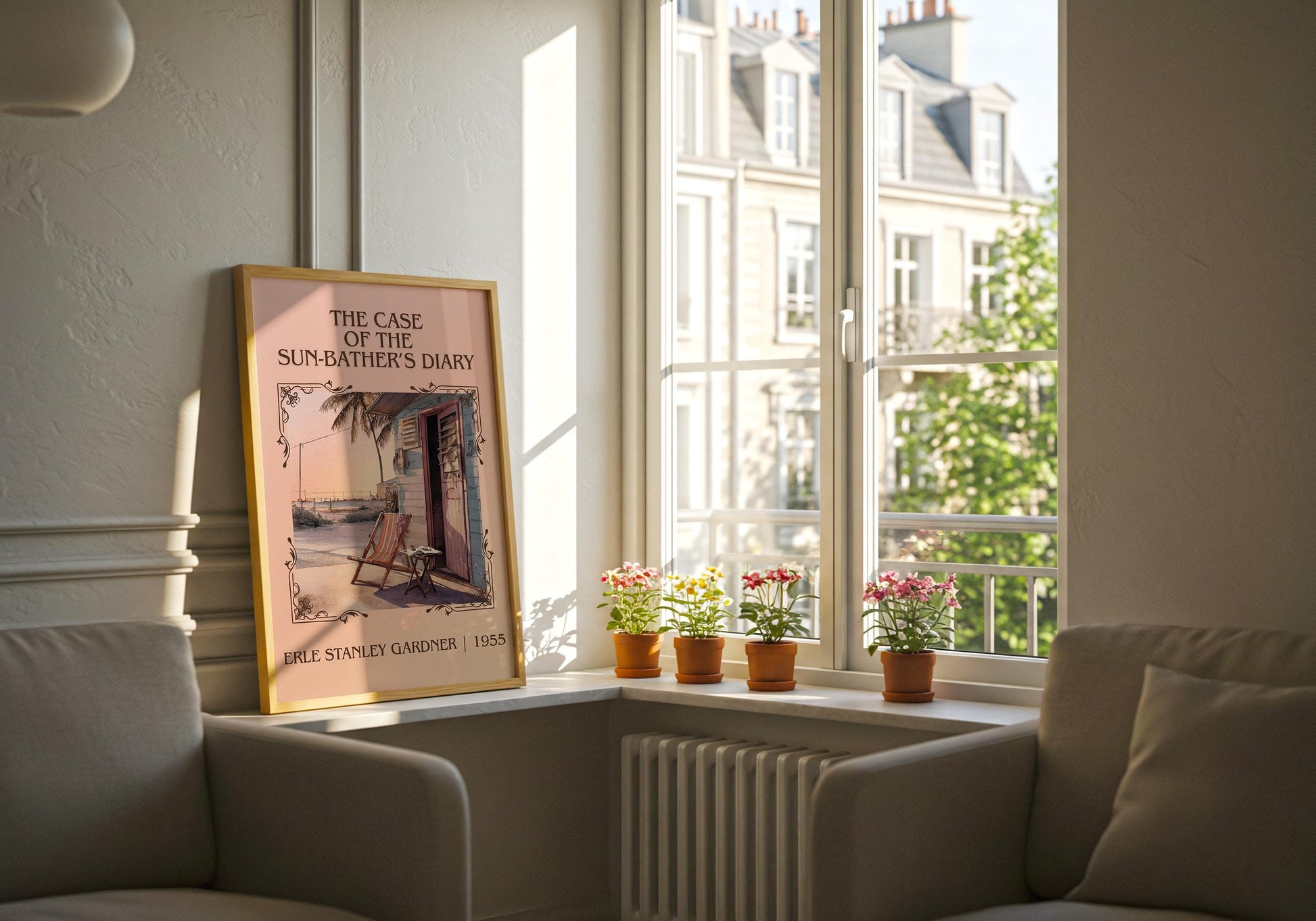 The Case Of The Sun-Bather's Diary by Erle Stanley Gardner | Descriptive Book Poster | Minimalist