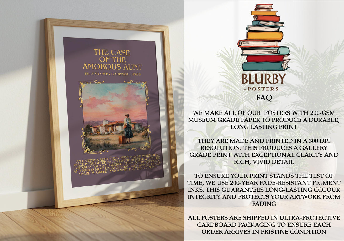 The Case Of The Amorous Aunt by Erle Stanley Gardner | Descriptive Book Poster | Blurby