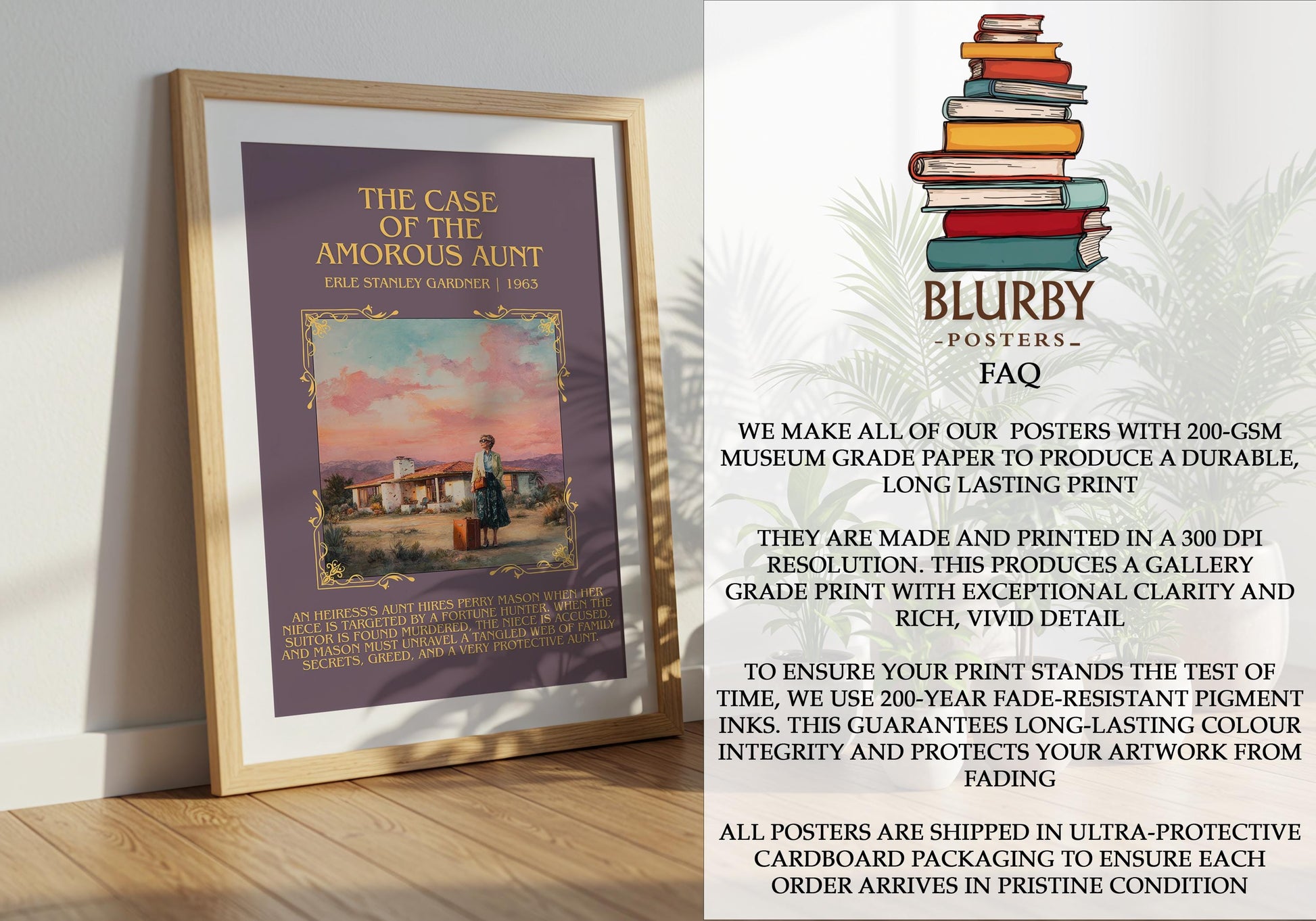 The Case Of The Amorous Aunt by Erle Stanley Gardner | Descriptive Book Poster | Blurby